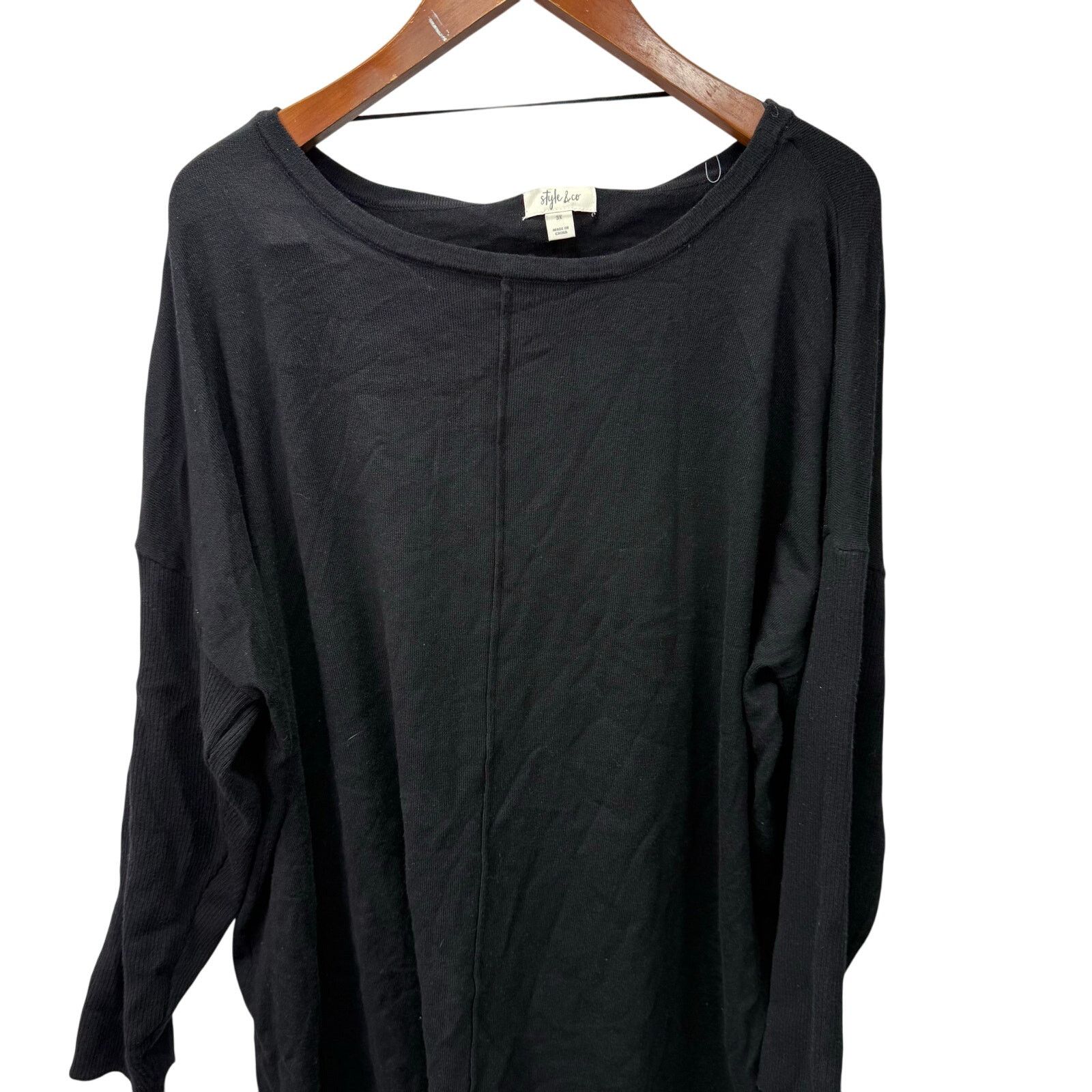 Macys Macy's Style & Co Plus Sweater 3X Thin Knit NEW #G710 Size 3XL / US 20-22 - 4 Thumbnail