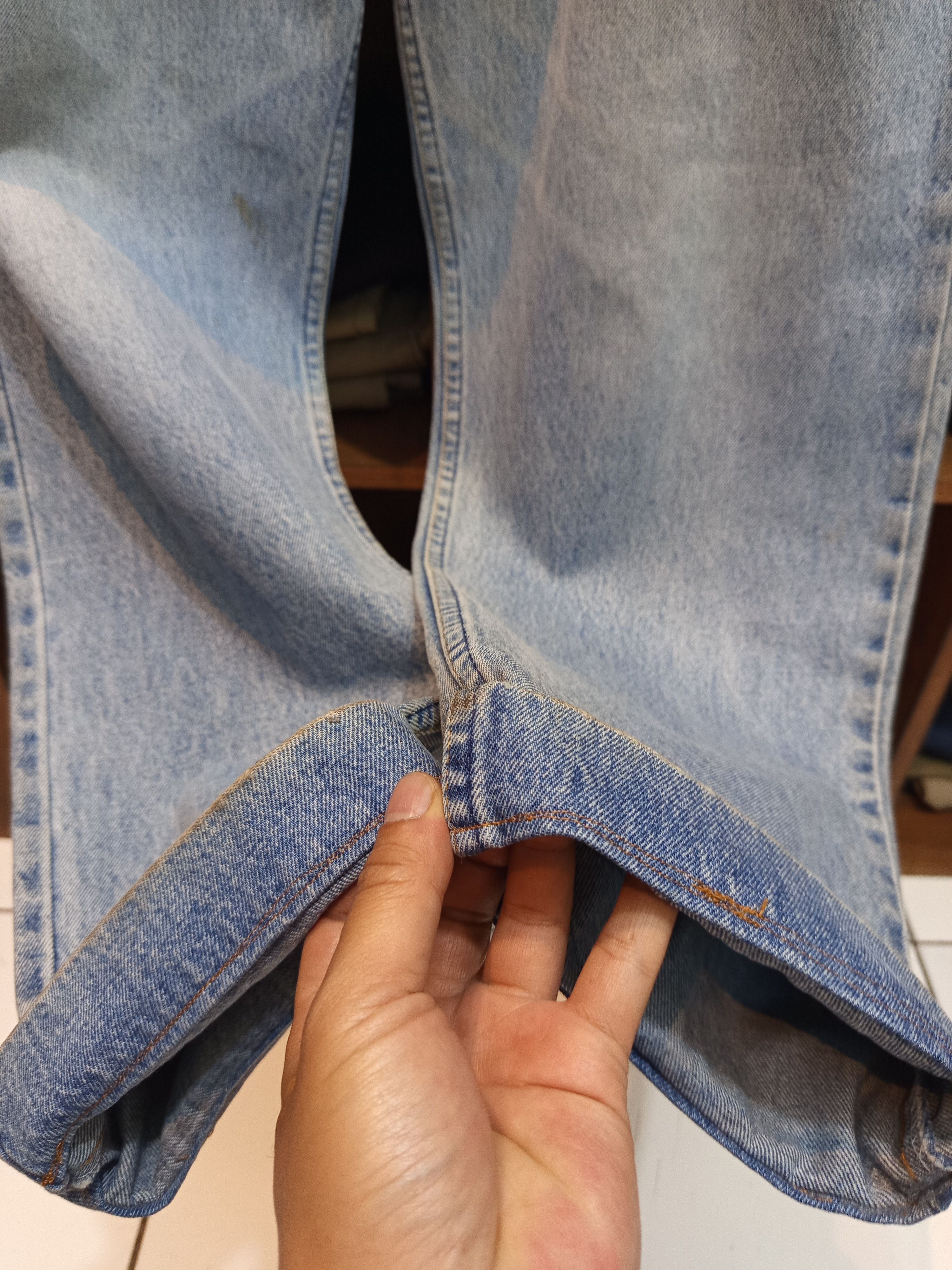 Vintage 1980s Levi’s 501 Made in USA Button Fly Denim Pants Size US 36 / EU 52 - 9 Thumbnail