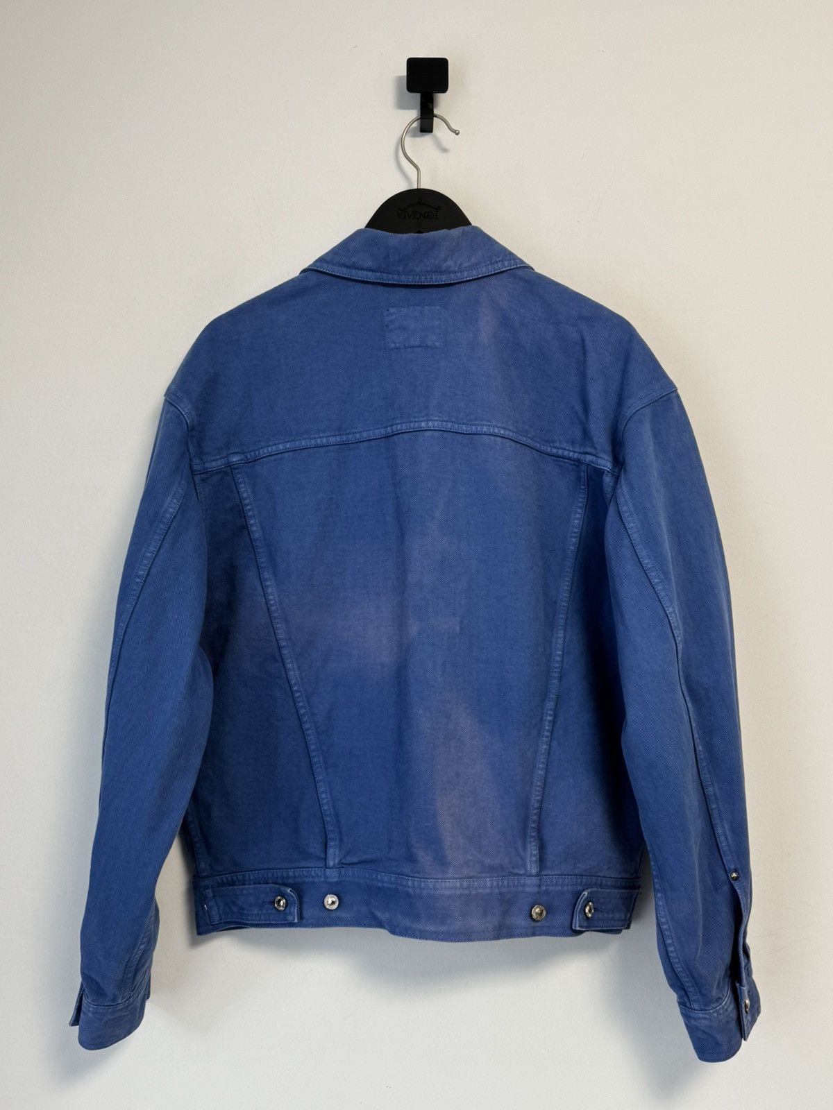 Versace Versace Vintage Blue Denim Jacket — Luxury Streetwear Size US M / EU 48-50 / 2 - 22 Thumbnail