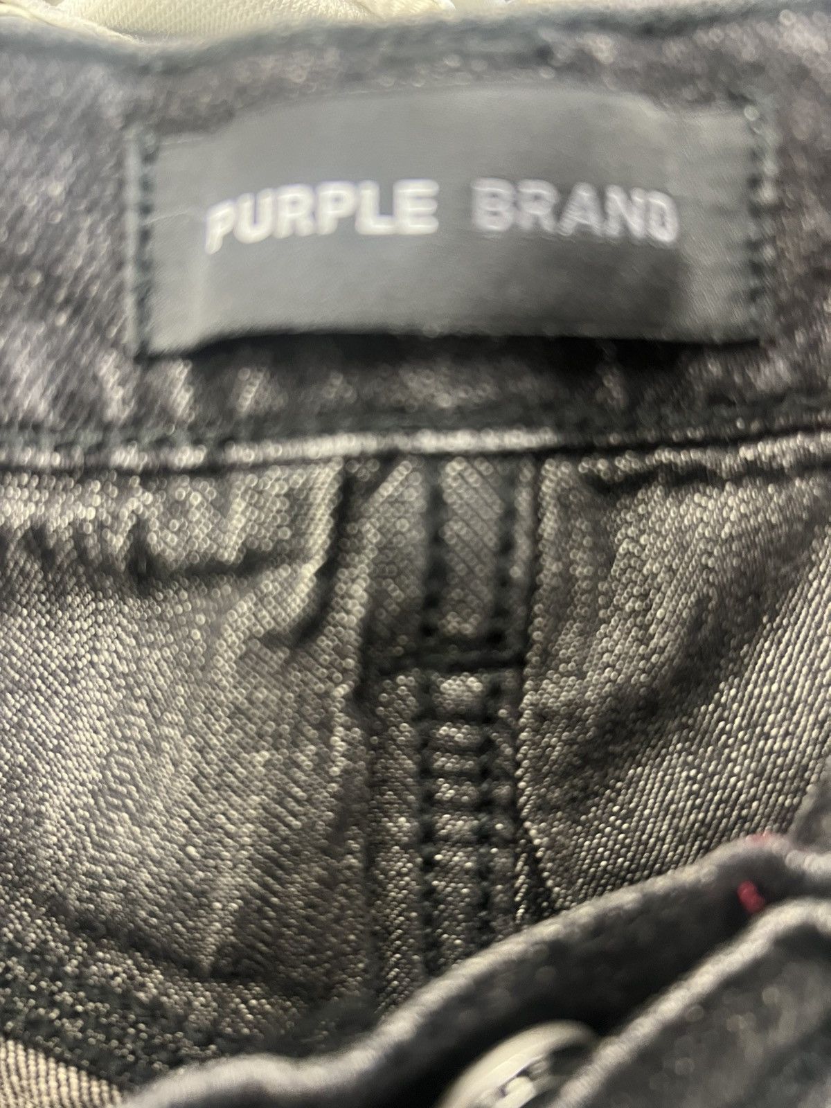 Purple Brand Purple jeans black denim Size US 33 - 6 Thumbnail
