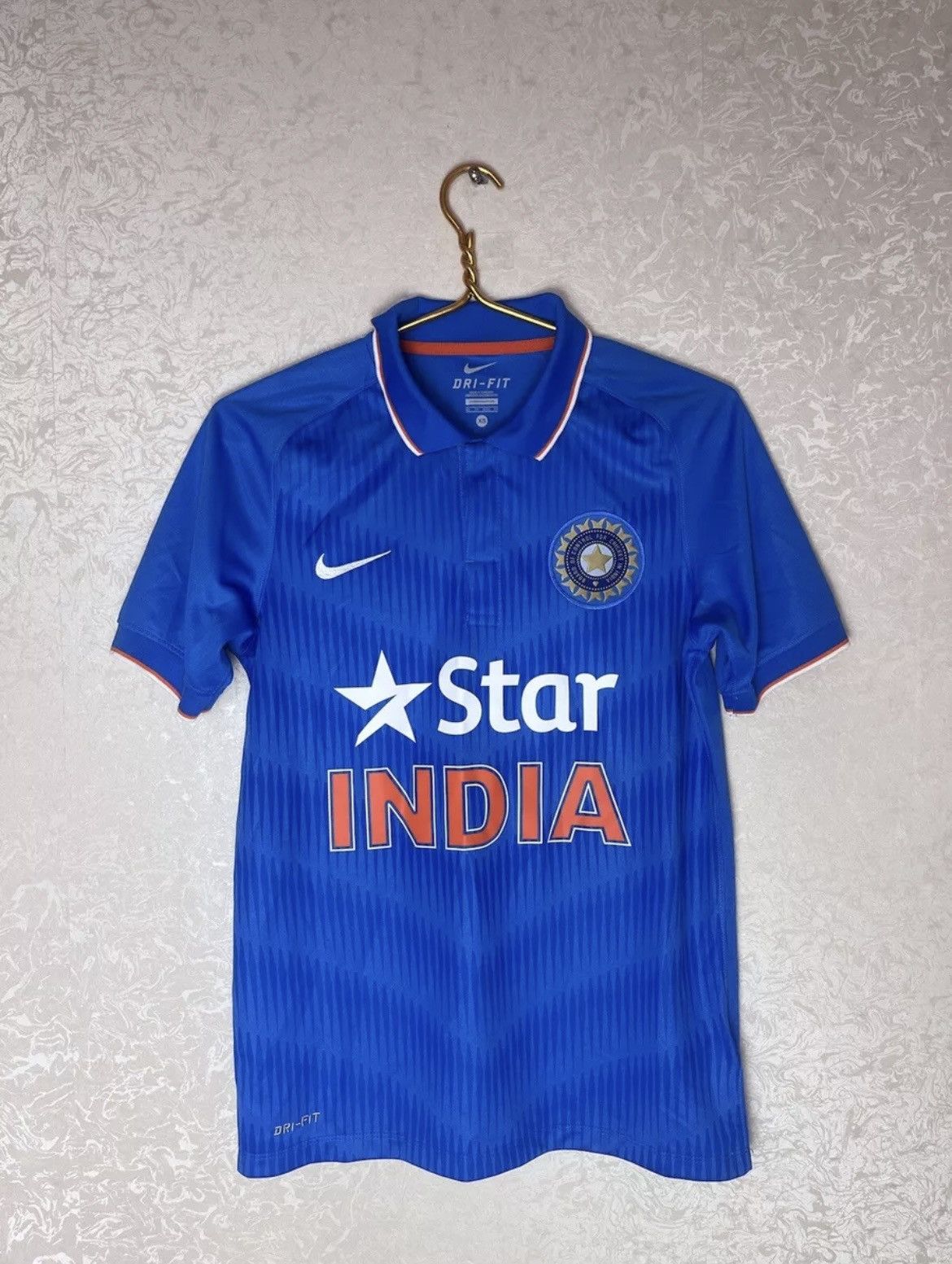 Nike India National Cricket Nike Jersey Size XS Star India Size US XS / EU 42 / 0 - 1 Thumbnail