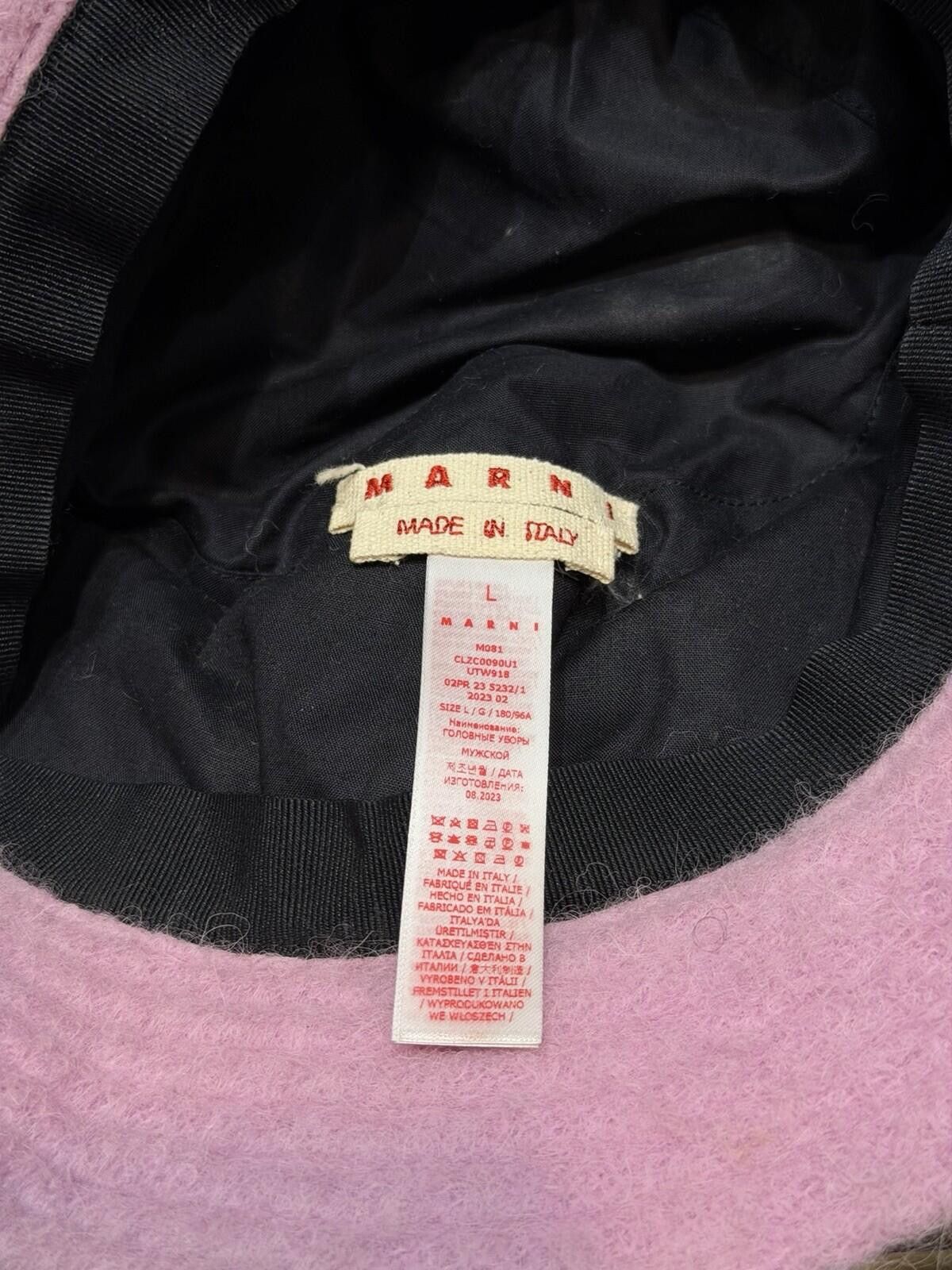Marni Marni Pink Fur Bucket Hat 100% Authentic (Size Large) Size ONE SIZE - 9 Thumbnail