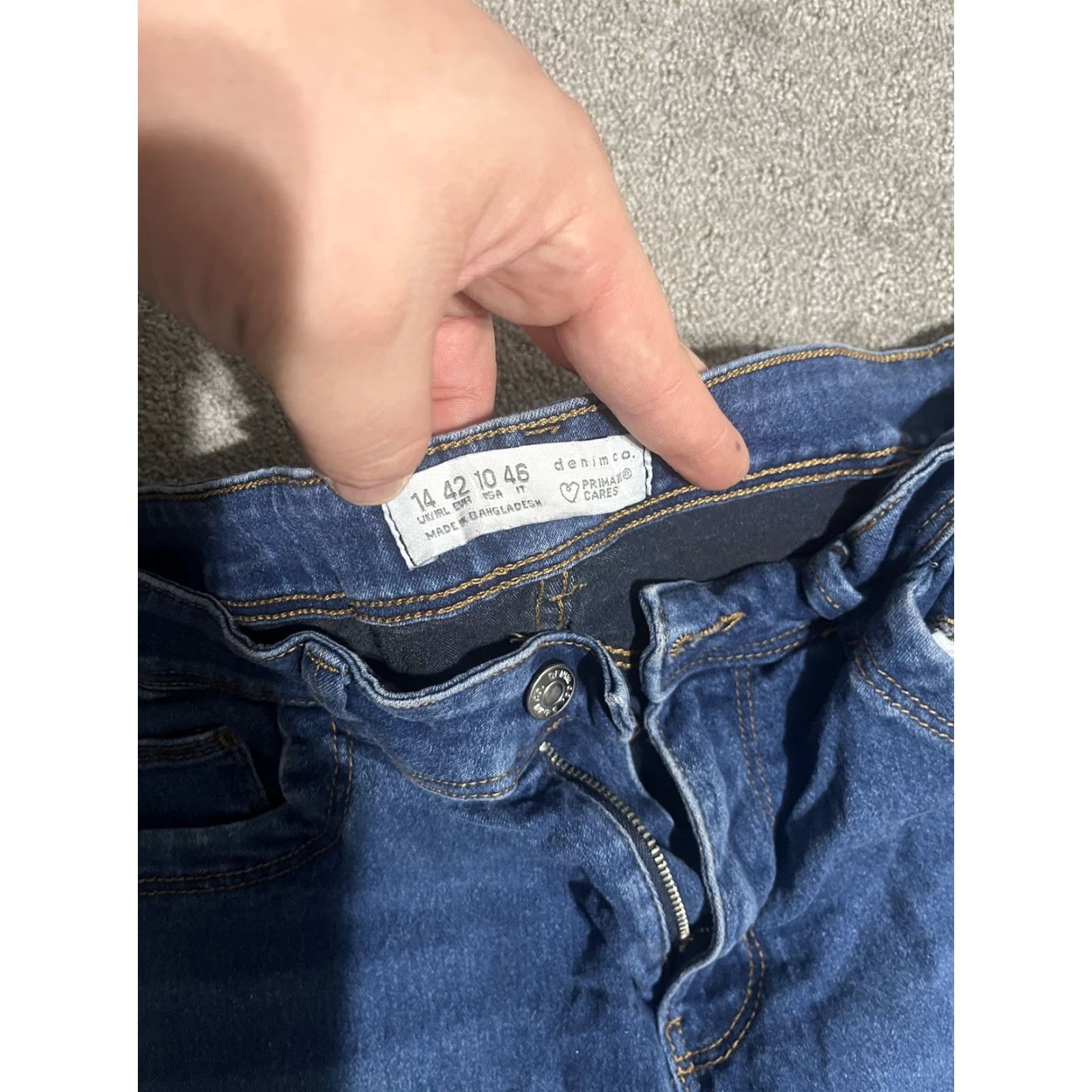 CO Denim Co Jeans Distressed Skinny Blue Denim 10 Women Size 32" / US 10 / IT 46 - 5 Thumbnail