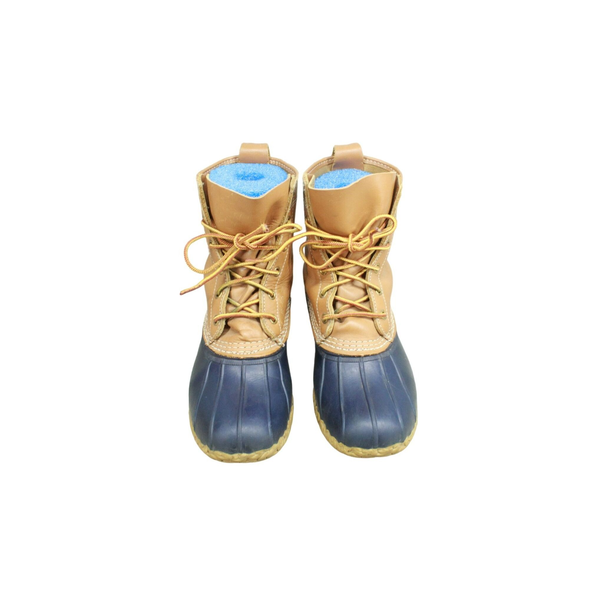 Leather LL Bean Women's Leather Unlined Ankle Duck Boots Size US 7 / IT 37 - 5 Thumbnail