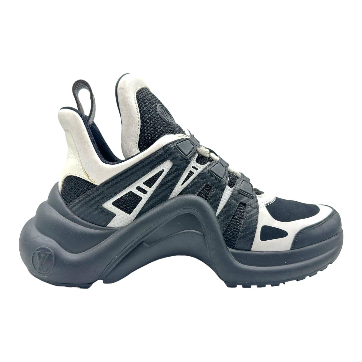 Louis Vuitton LVXLOL LV Archlight Sneaker Black Silver Size US 12 / IT 42 - 1 Thumbnail