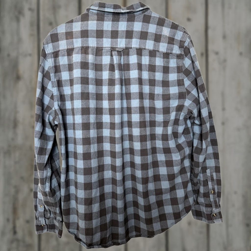 Cotton On Cotton On Button Down Long Sleeve Shirt Men XL Black Blue Checkered Blue XL Mens Regular Size Shirt Size US XL / EU 56 / 4 - 1 Thumbnail