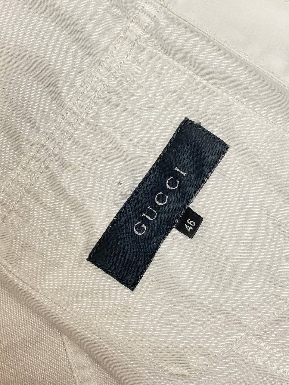 Gucci Gucci x Tom Ford Denim White Casual Jacket Vest Vintage Y2K Size L / US 10 / IT 46 - 9 Thumbnail