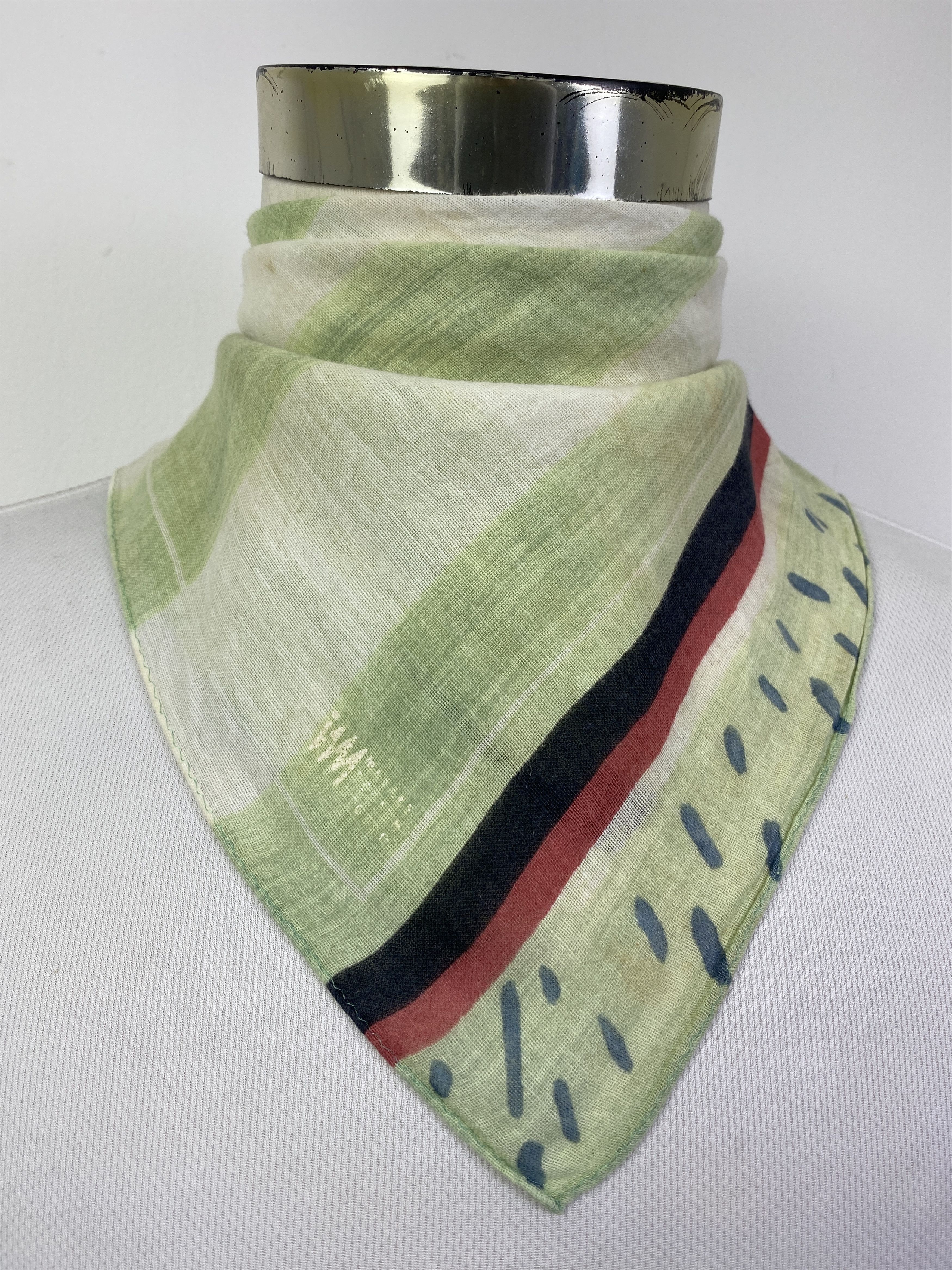 Issey Miyake Issey Miyake Handkerchief / Bandana / Neckerchief KT0019 Size ONE SIZE - 2 Thumbnail