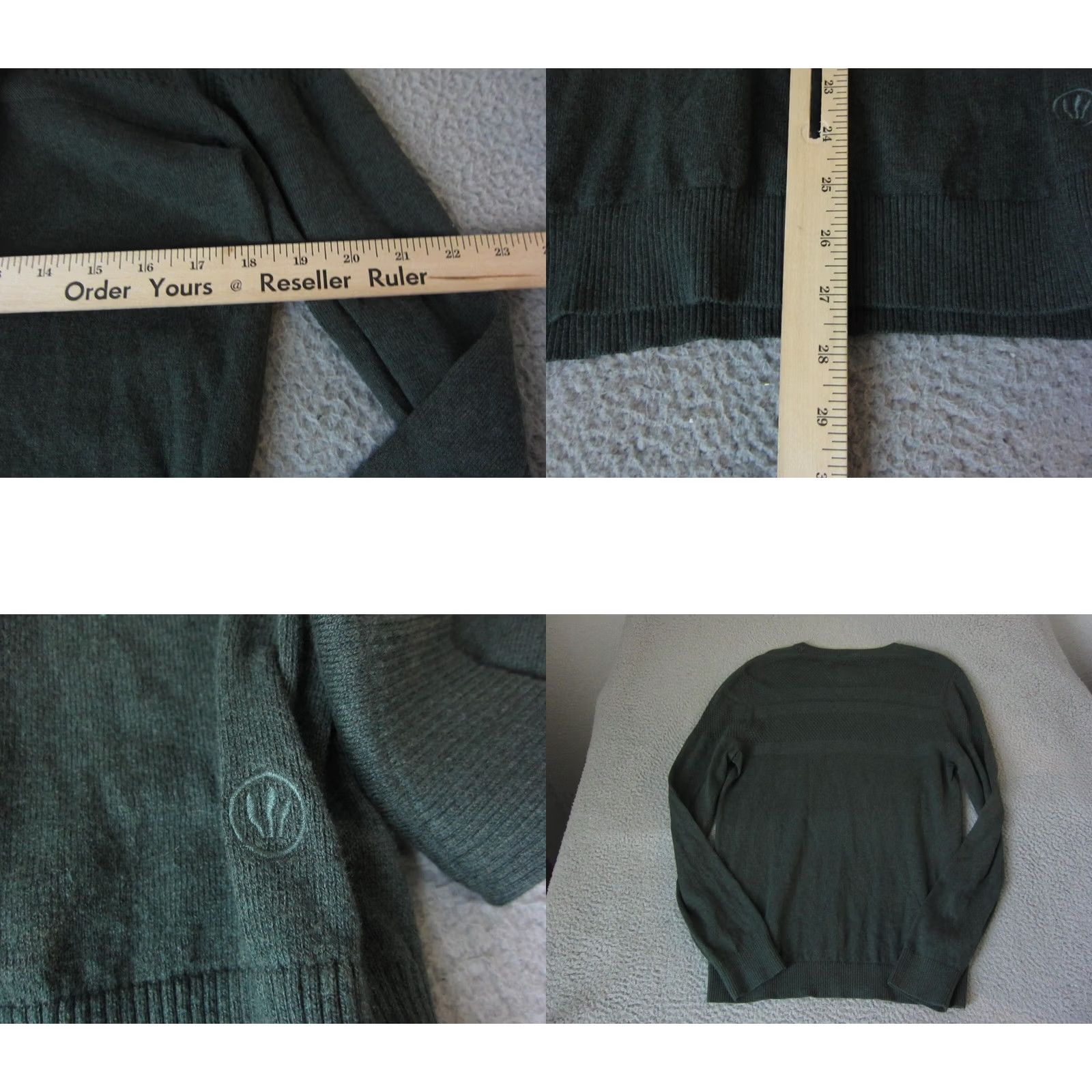 FatFace Fat Face Sweater Mens Medium Green Cashmere Cotton Knit Casual Adult 80s Size US M / EU 48-50 / 2 - 8 Thumbnail