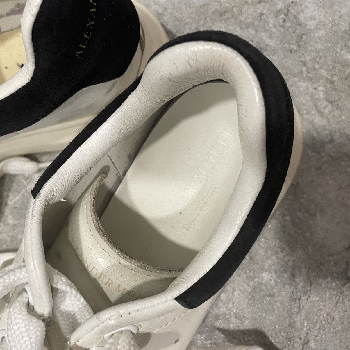 Vintage 24 cm Vintage white Alexander McQueen sneakers boots shoes Size US 5.5 / EU 38 - 10 Thumbnail