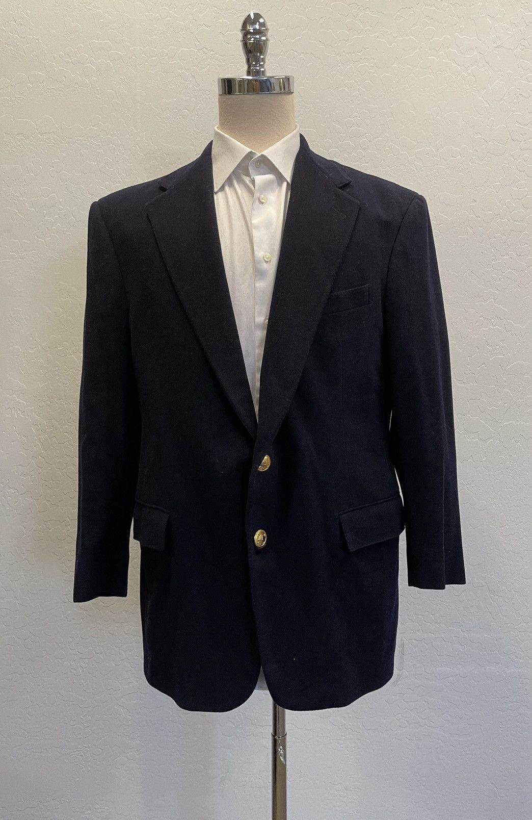 Ralph Lauren × Vintage Vintage Rare Label Wool & Cashmere Blazer Size 44R - 1 Thumbnail