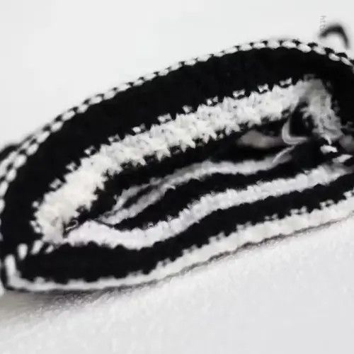 Other Winter Devil Striped Knitted Beanie Hat Size ONE SIZE - 3 Thumbnail