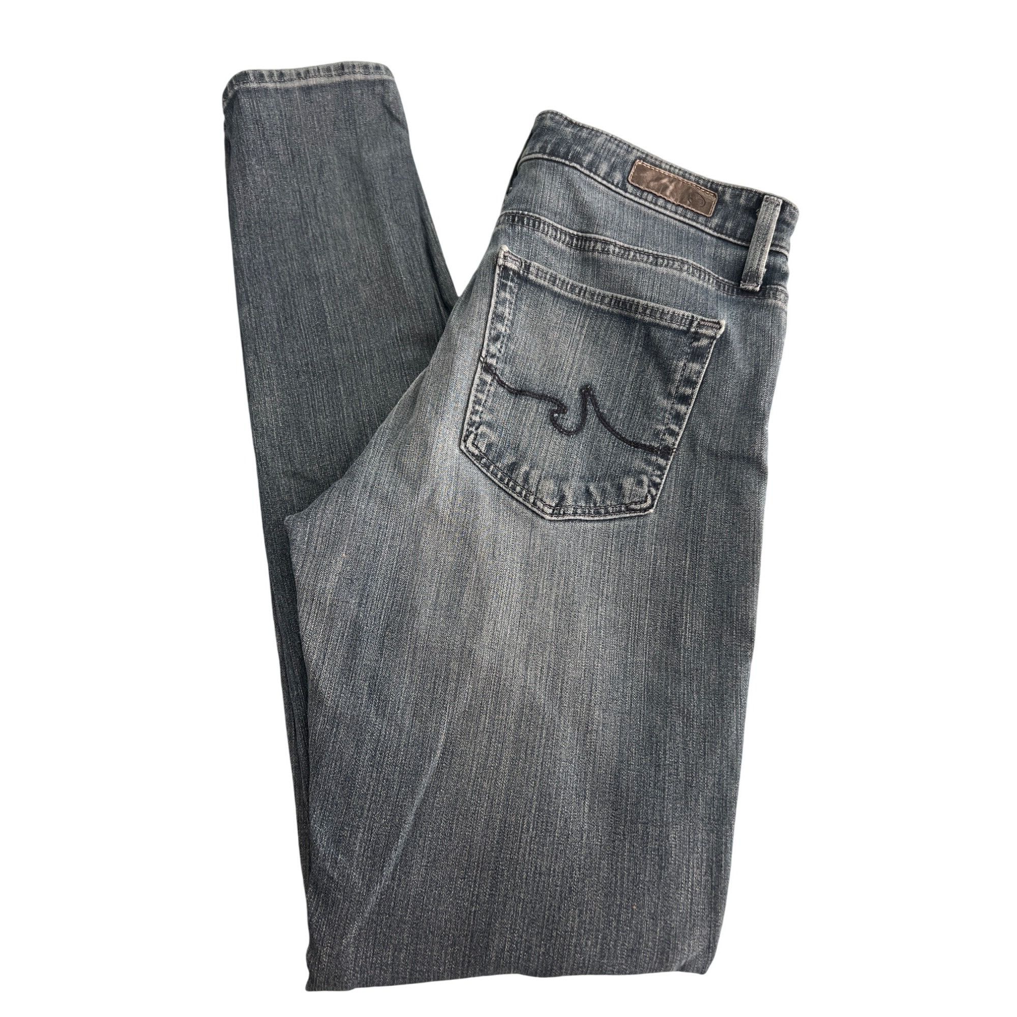 AG Adriano Goldschmied AG Adriano Goldschmied Farrah Skinny Jeans High Rise Contour Size 27" / US 4 / IT 40 - 4 Thumbnail