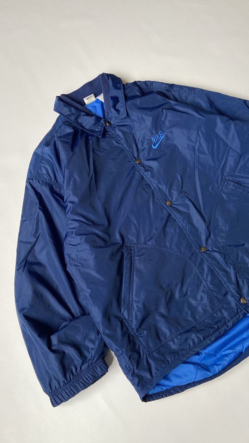Nike Nike vintage big swoosh button-up bomber jacket Size US L / EU 52-54 / 3 - 5 Thumbnail
