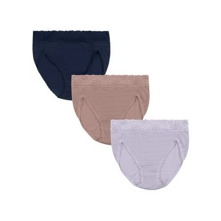 Other Vanity Fair Radiant Collection Light & Luxe 3-Pack Hi-Cut La Size ONE SIZE - 1 Thumbnail