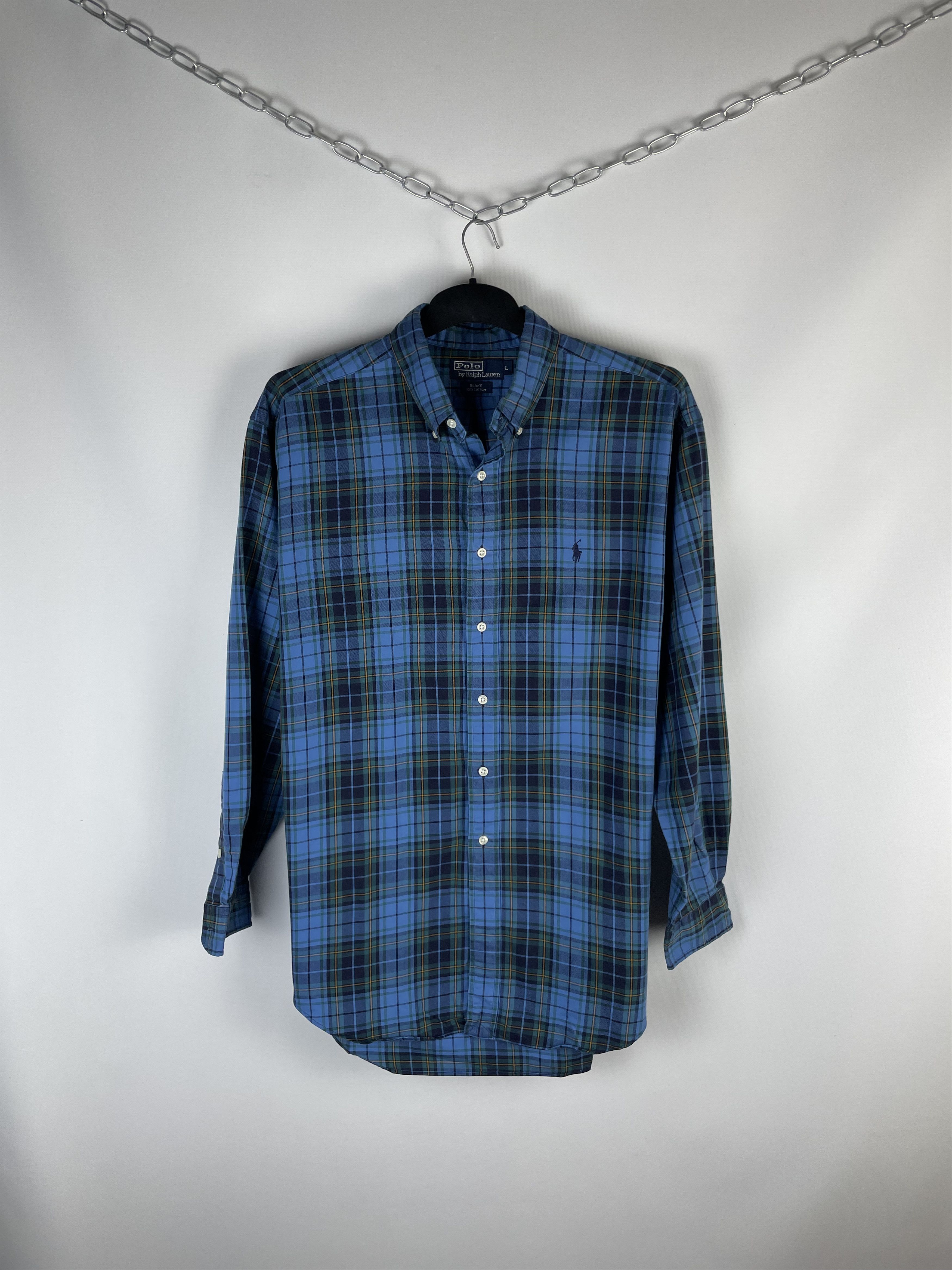 Flannel Flannel Polo Ralph Lauren Vintage Mens Shirt Size US L / EU 52-54 / 3 - 1 Thumbnail