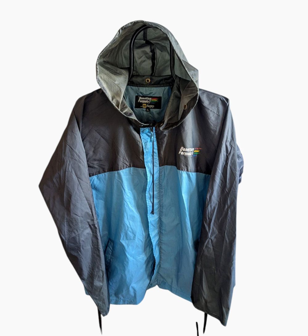 Benetton × Formula 1 Vintage Benetton Formula 1 Rain Jacket Size US XL / EU 56 / 4 - 1 Thumbnail