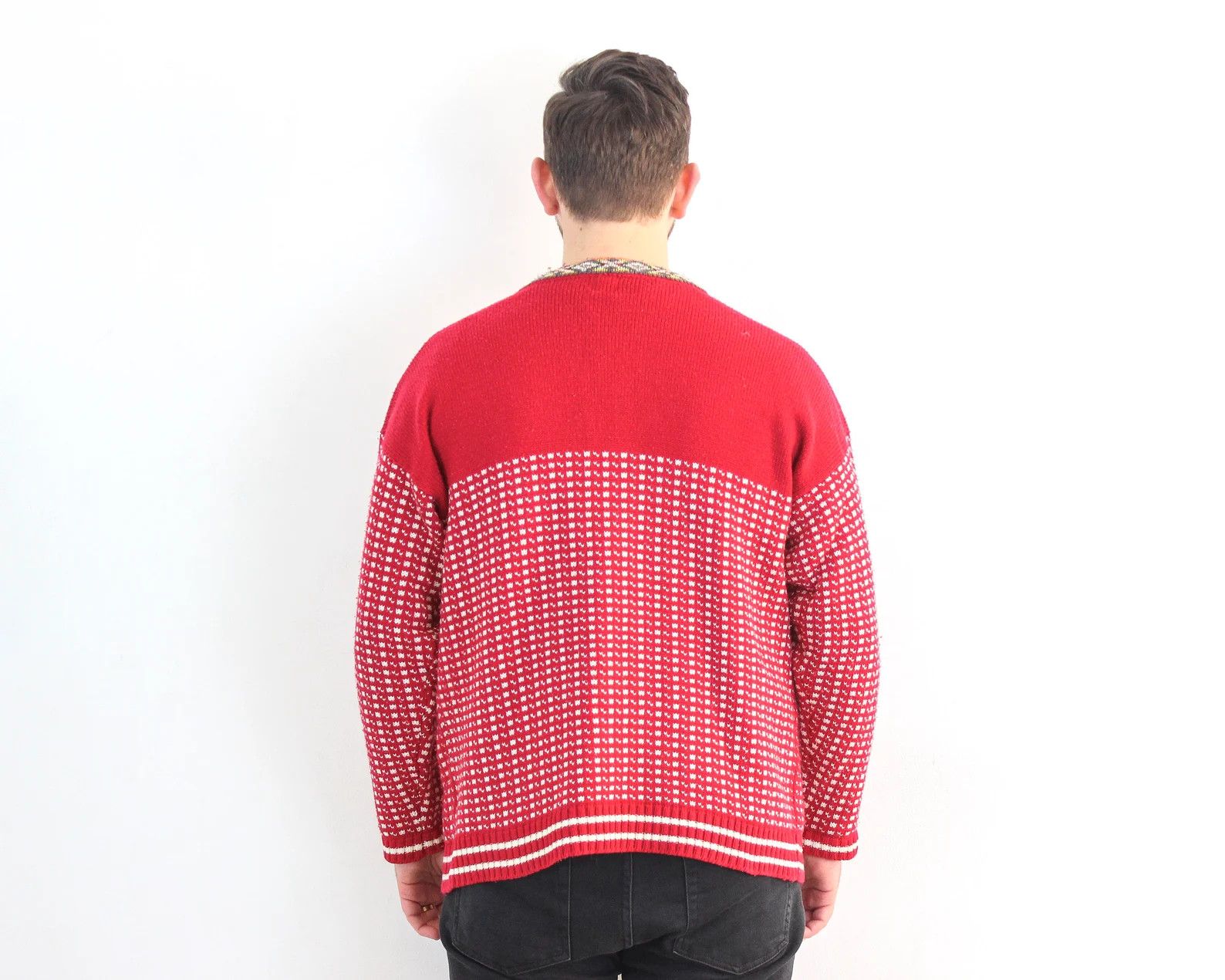 Vintage HPO L Nordic Jumper EU 46/48 Pullover Sweater Scandinavian Size US L / EU 52-54 / 3 - 8 Thumbnail