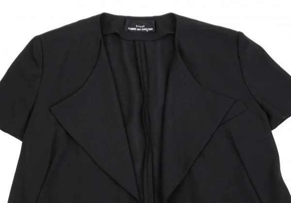 Comme des Garcons Comme des Garcons Pin-decorated wool short sleeve coat Size M / US 6-8 / IT 42-44 - 2 Thumbnail