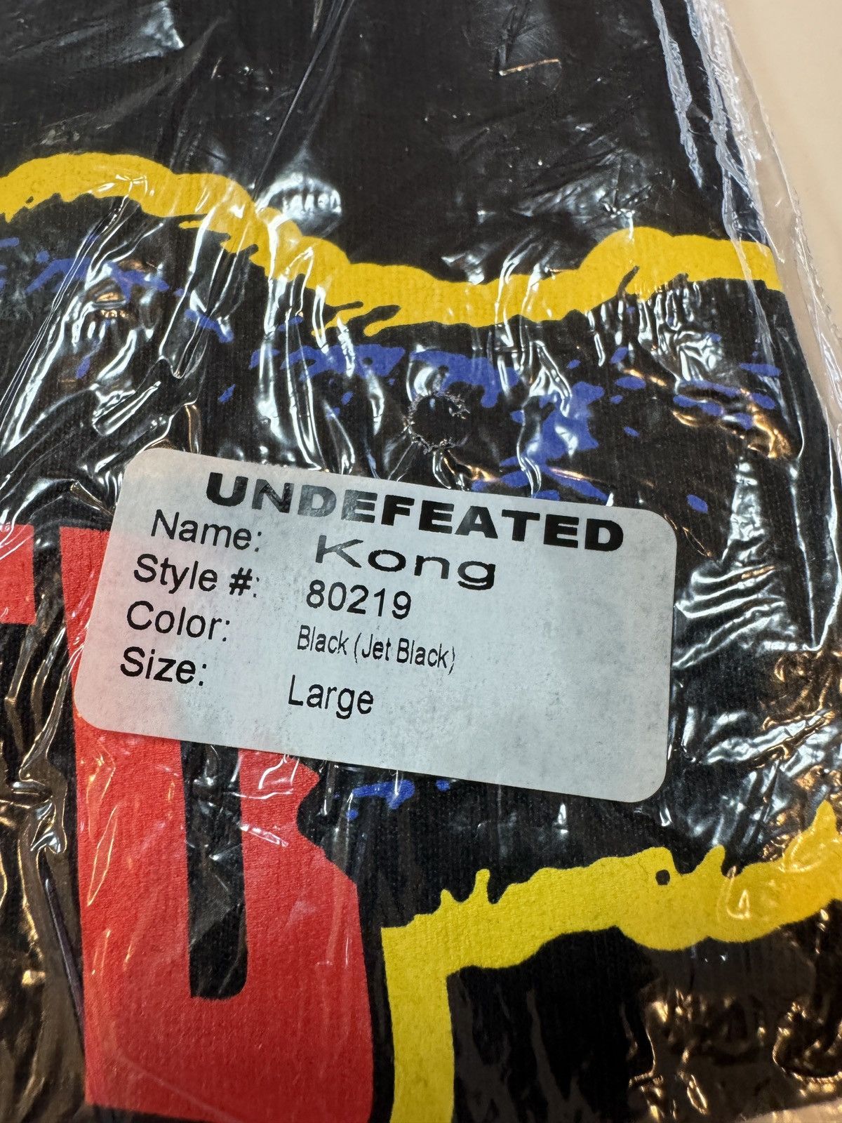 Undefeated Undefeated KONG Graphic T-Shirt Black Size Large Deadstock Size US L / EU 52-54 / 3 - 2 Thumbnail