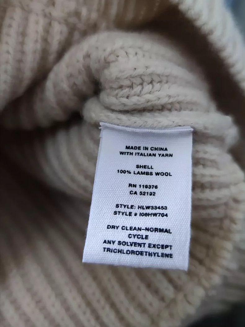 Helmut Lang HELMUT LANG Pioneer open hole V neck wool sweater for men Size US XS / EU 42 / 0 - 7 Thumbnail