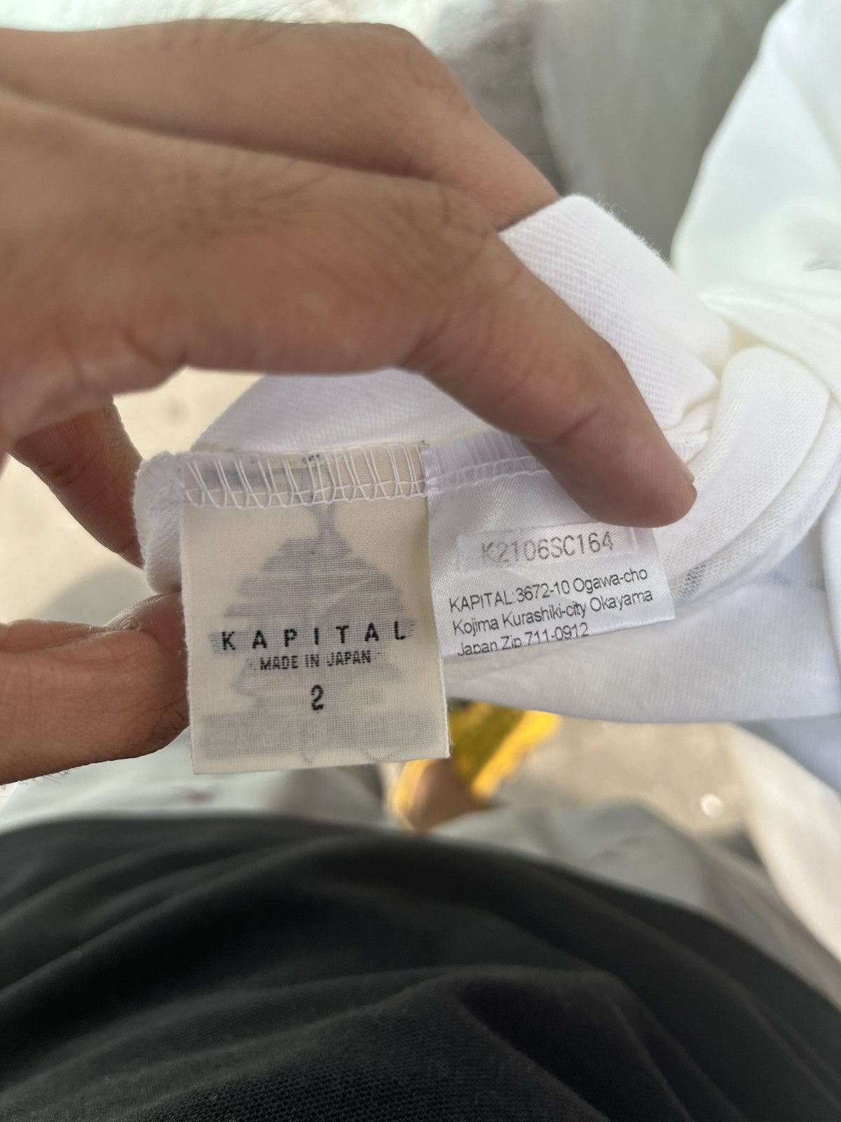 Kapital SS18 Love Peace Rain Tee Size US M / EU 48-50 / 2 - 5 Thumbnail