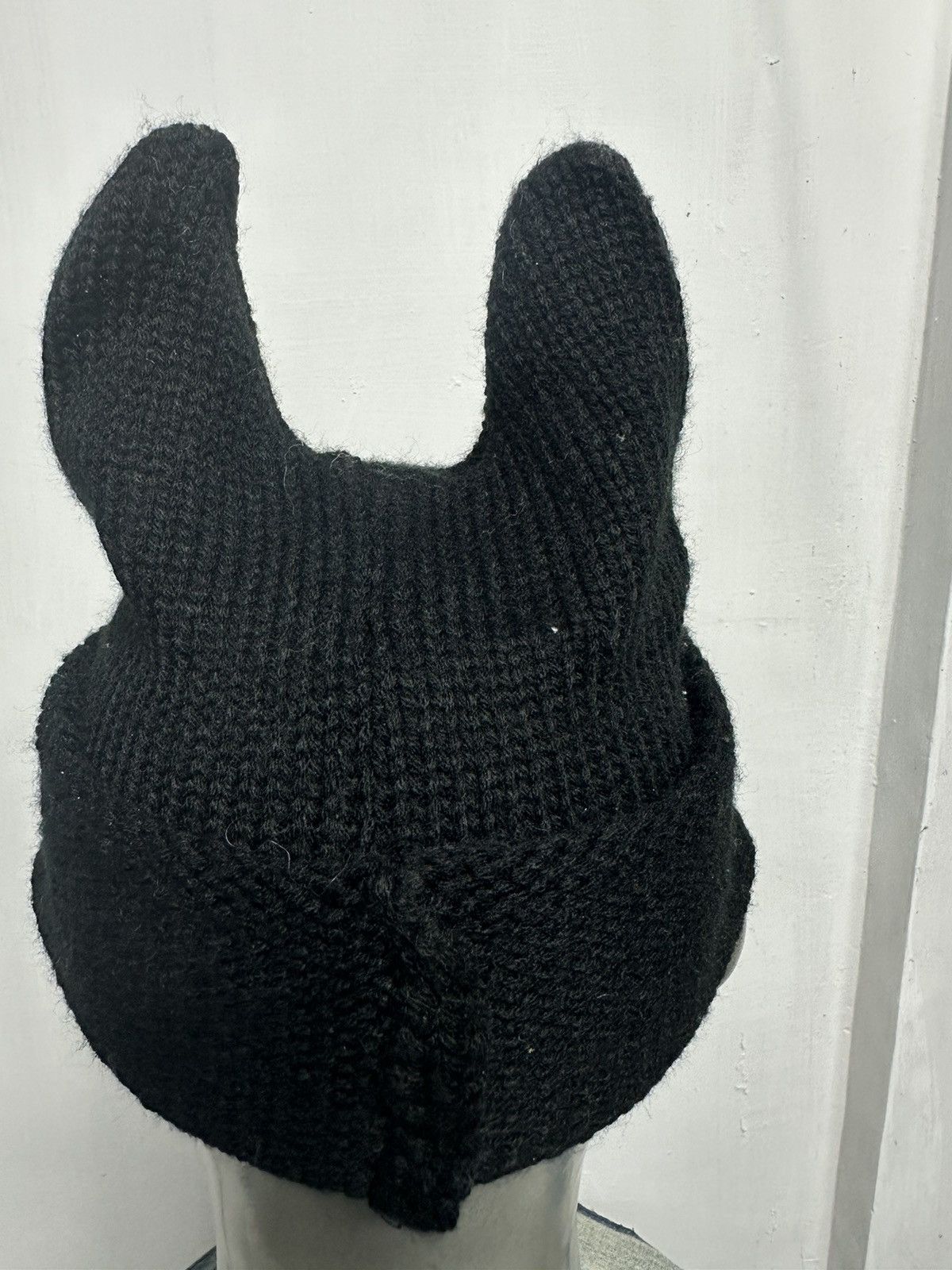 Handmade Custom Made Art Knitted Eye Devil Horn Beanie Hats Size ONE SIZE - 7 Thumbnail