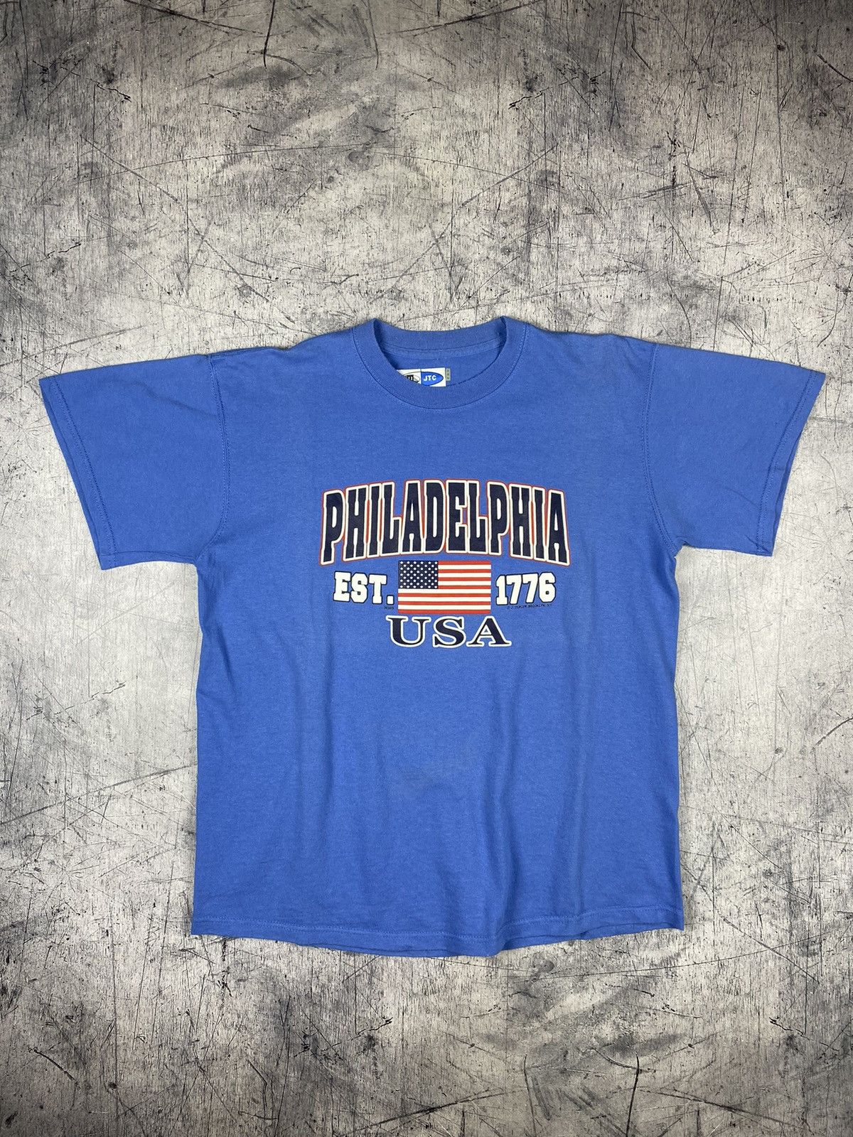 Vintage Vintage 90s Philadelphia USA Tee T Shirt Size M Size US M / EU 48-50 / 2 - 2 Thumbnail