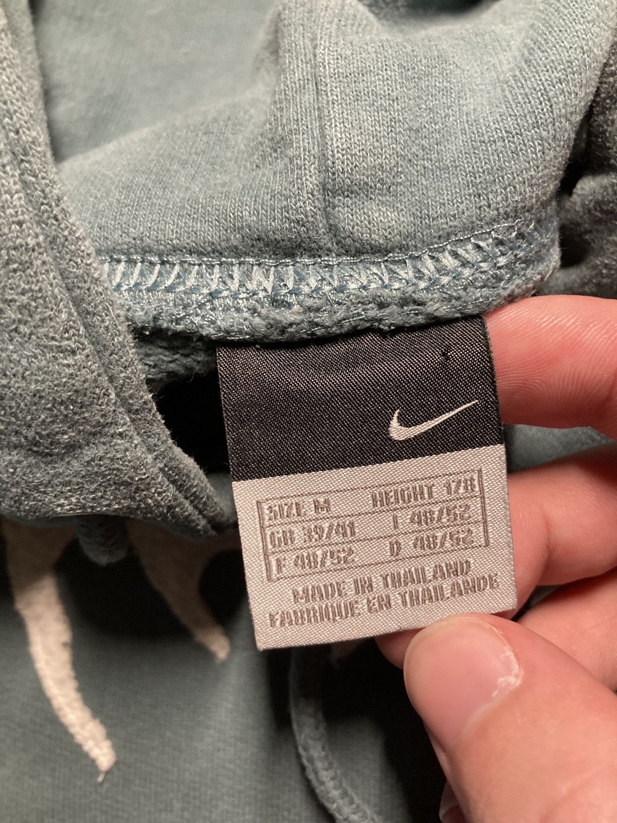 Nike × Vintage ⛩️nike hoodie custom fleece vintage y2k center big logo Size US M / EU 48-50 / 2 - 8 Thumbnail