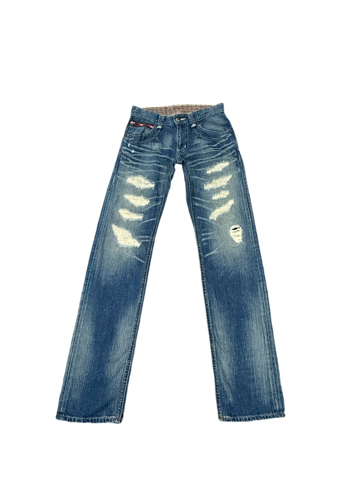 Edwin EDWIN DISTRESSED DENIM JEANS Size US 29 - 1 Thumbnail