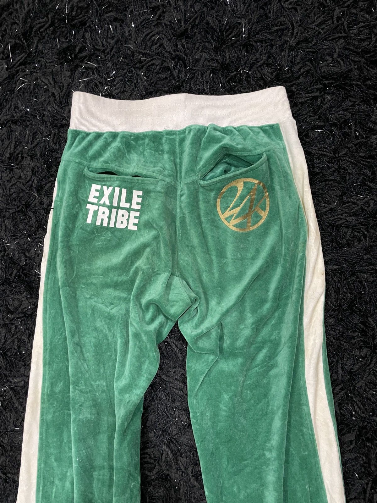 Japanese Brand 24Karat Exile Tribe Sweatpants Big logo Y2K Hip hop style Size US 32 / EU 48 - 11 Thumbnail