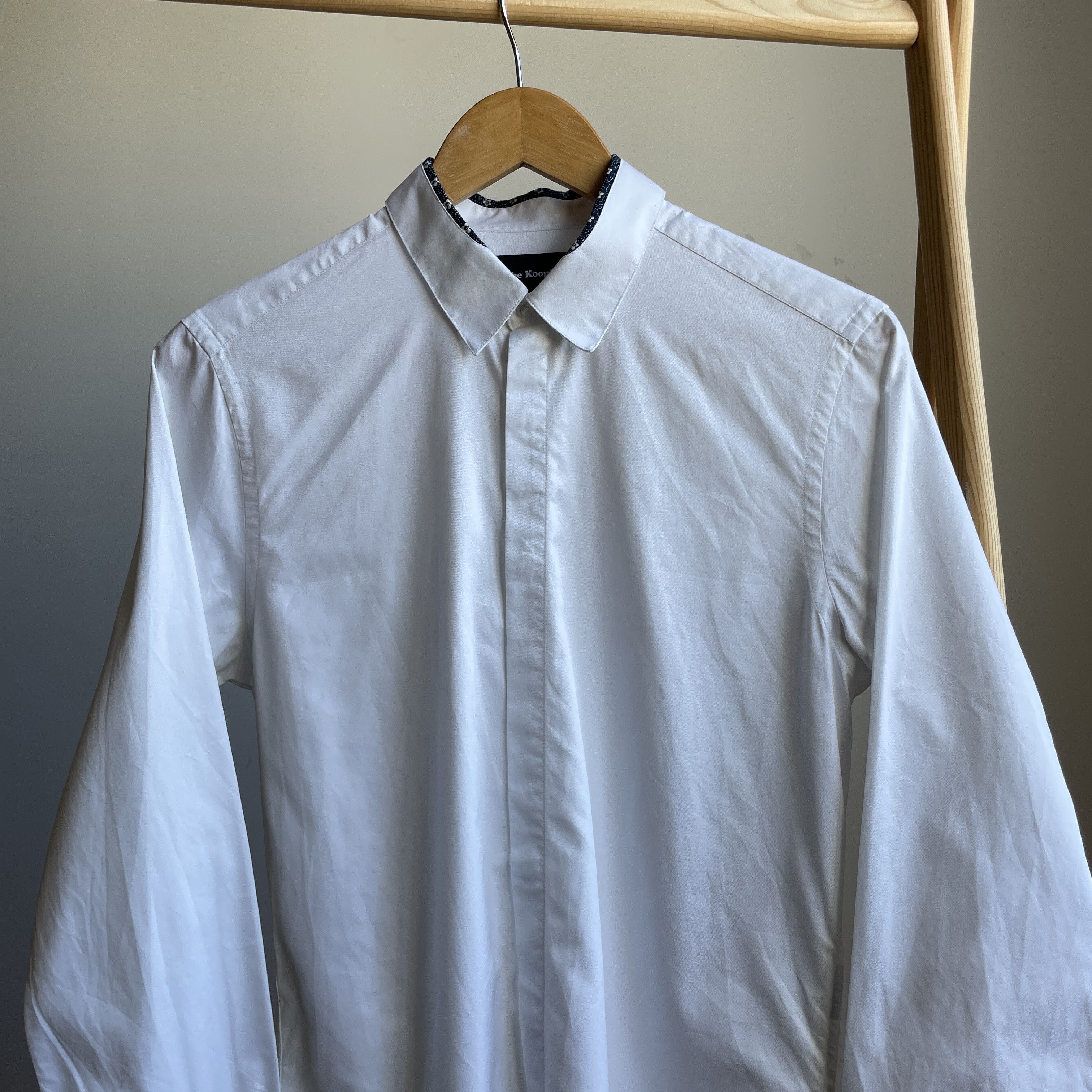 The Kooples The Kooples White Fitted Shirt Size S Size US S / EU 44-46 / 1 - 3 Thumbnail