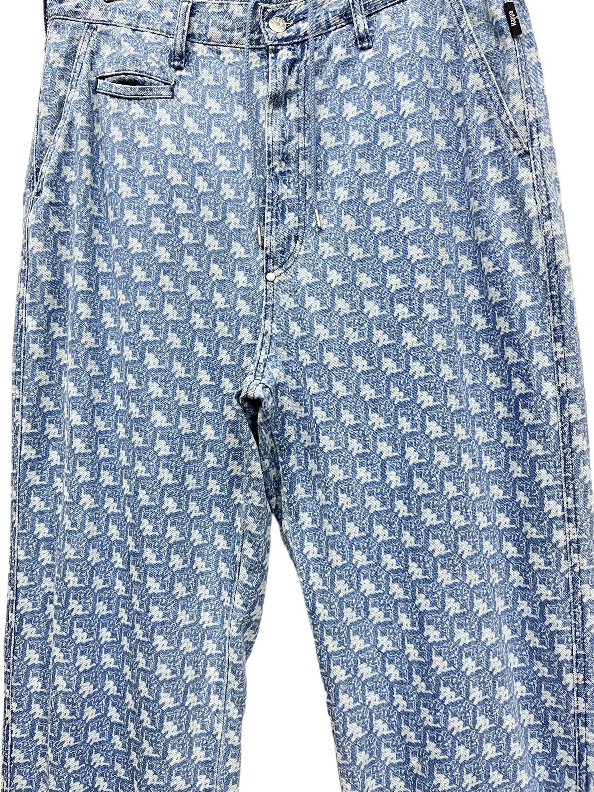 Kappa FYE🔥KAPPA x GU JPN Monogram All Over Print Baggy Hip Hop Size US 34 / EU 50 - 4 Thumbnail