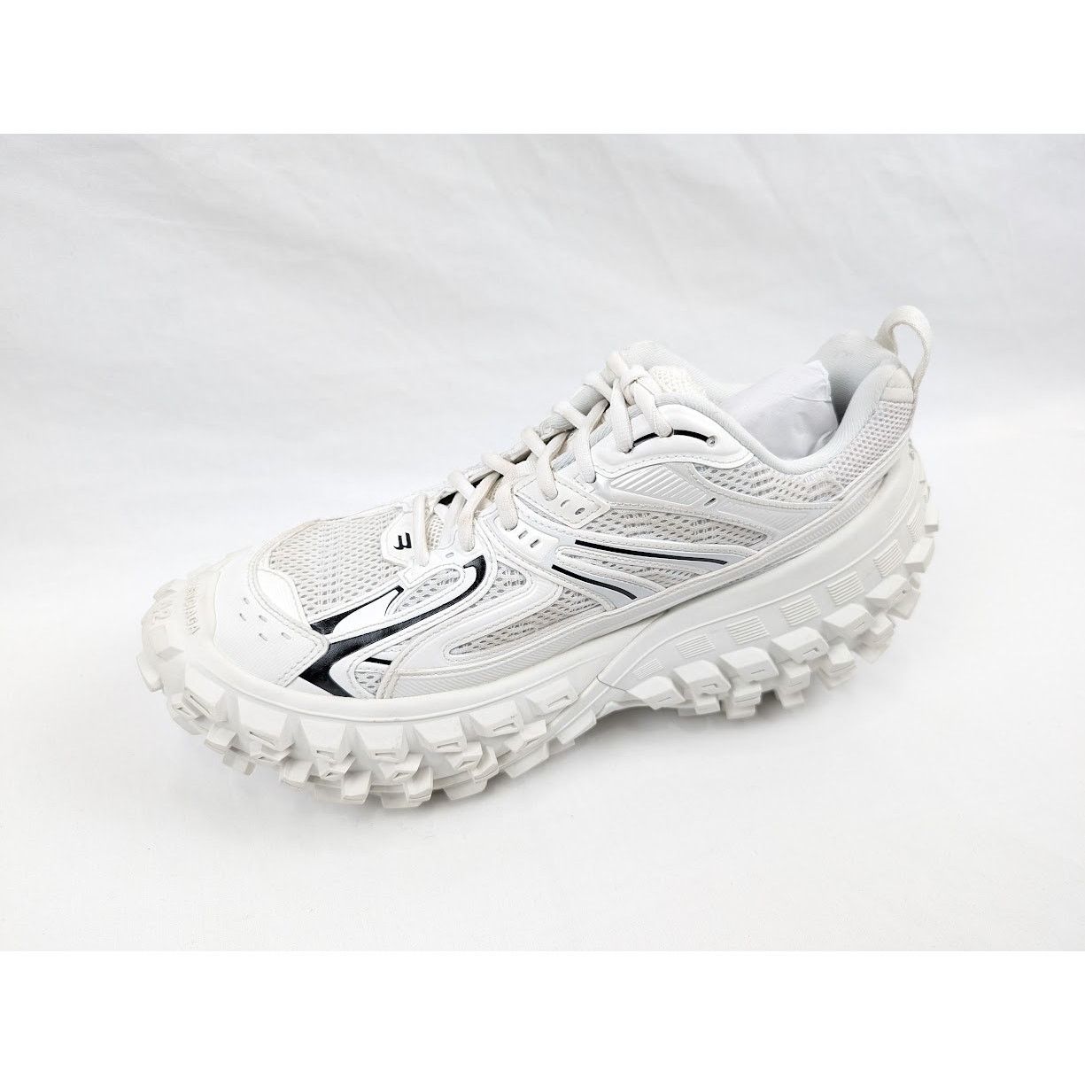 Balenciaga o1rshd1 Bouncer/Contrast Sneakers in Eggshell/Black Size US 9 / EU 42 - 8 Thumbnail