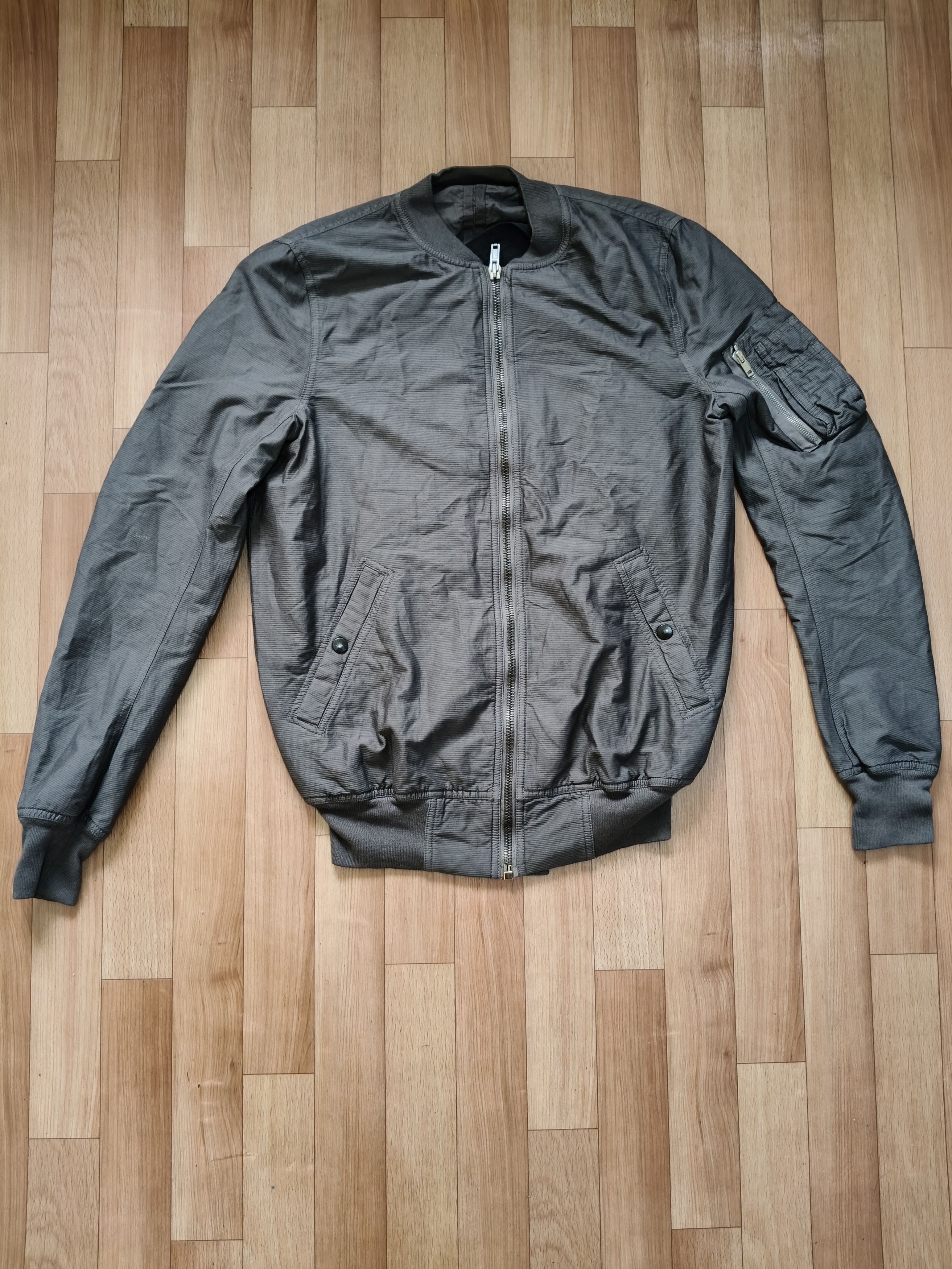 Rick Owens Drkshdw 🔥❗Rick Owens drkshdw dark dust bomber jacket Size US S / EU 44-46 / 1 - 3 Thumbnail