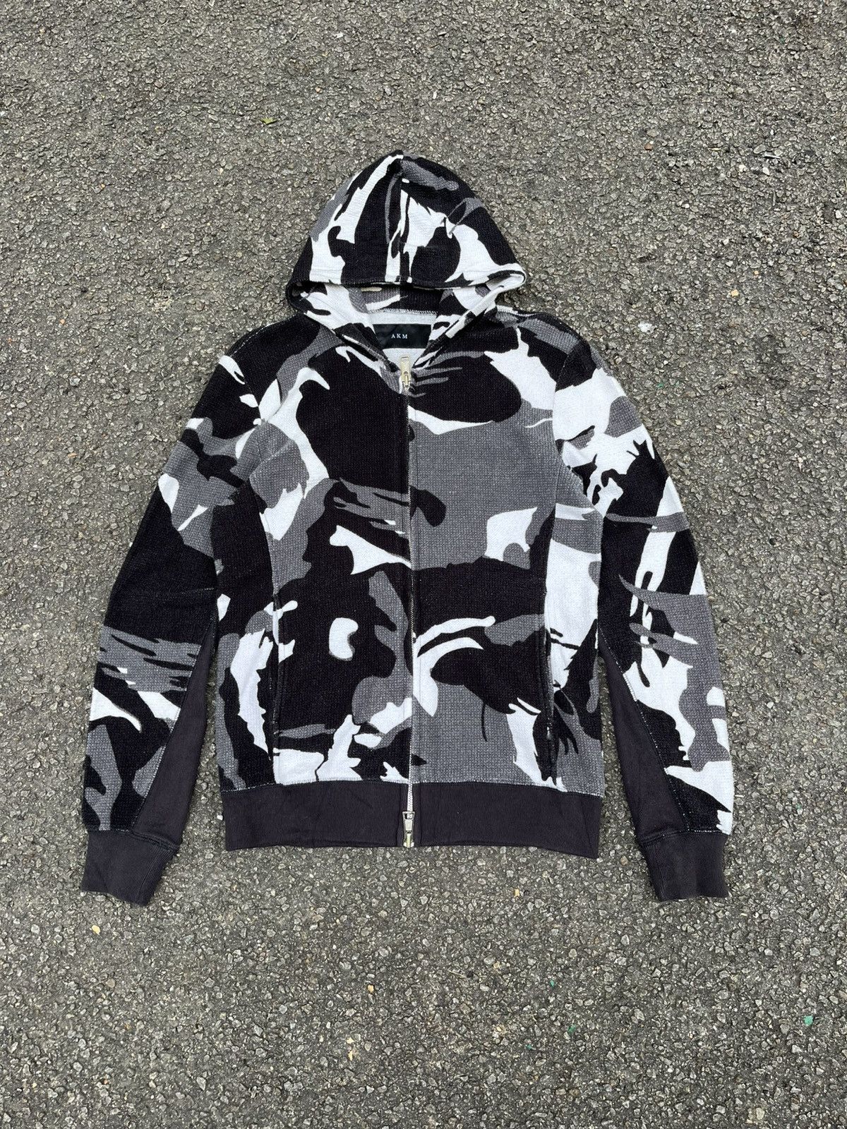 AKM AKM Japan Zip Up Hoodie Camo Military Style Size US S / EU 44-46 / 1 - 1 Thumbnail