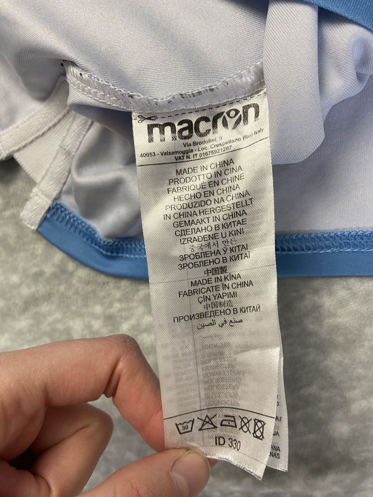 Macron Macron Lazio 2018-2019 Home Football Shirt Size US M / EU 48-50 / 2 - 10 Thumbnail