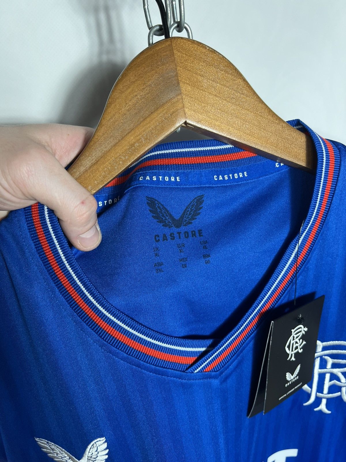 Castore Castore Glasgow Rangers 2023/24 Football Soccer Jersey Size US XL / EU 56 / 4 - 8 Thumbnail