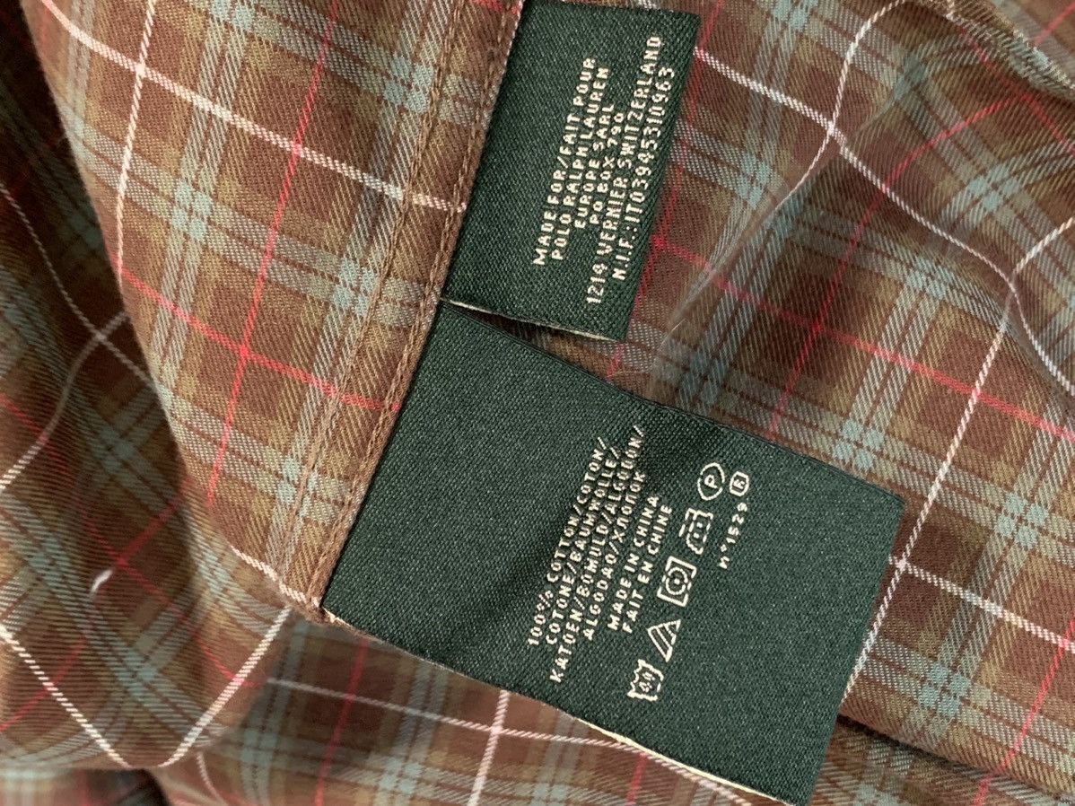Ralph Lauren Ralph Lauren Green Label Checkered Shirt Size US XL / EU 56 / 4 - 5 Thumbnail
