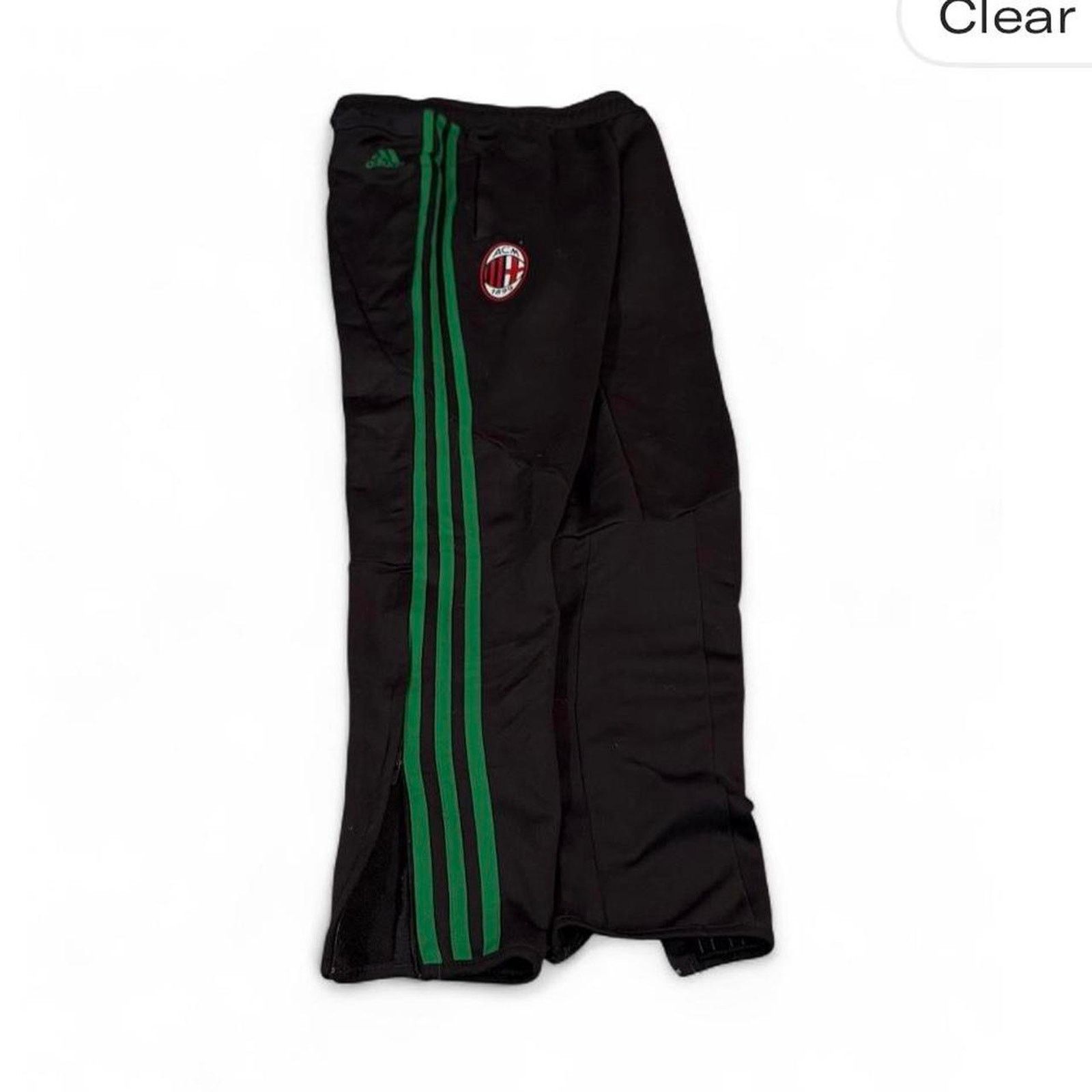 Adidas Adidas 2013 ac milan black and green xs Size US 28 / EU 44 - 2 Thumbnail