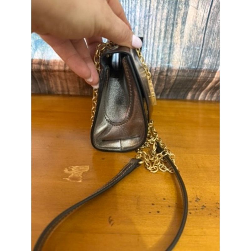 Zac Posen NWT Zac Posen Eartha Mini Chain Crossbody Bag Shale Size ONE SIZE - 5 Thumbnail