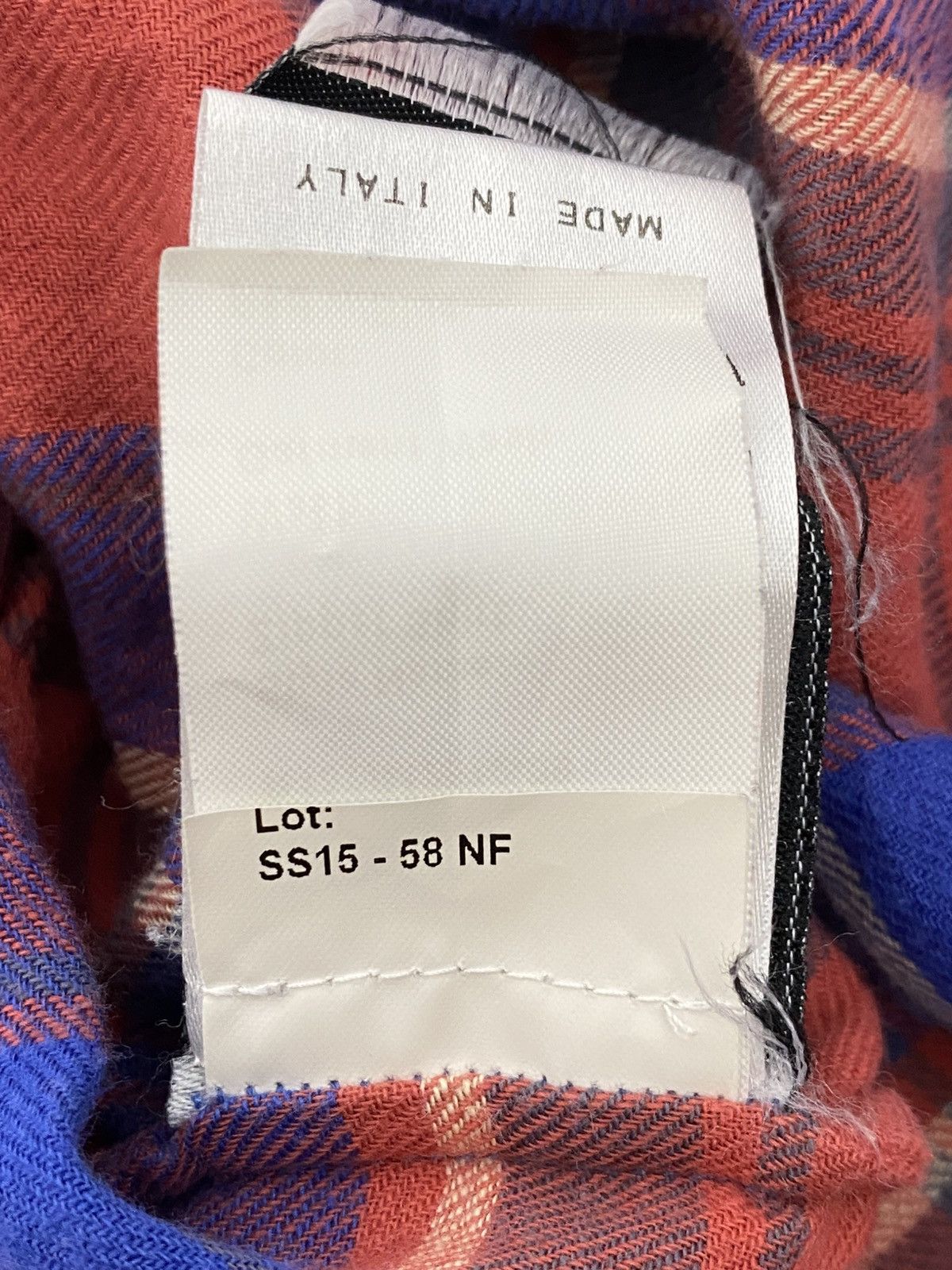 R13 R13 SS15 Zip Sleeve Plaid Flannel Shirt Italy Deconstructed Size US S / EU 44-46 / 1 - 10 Thumbnail