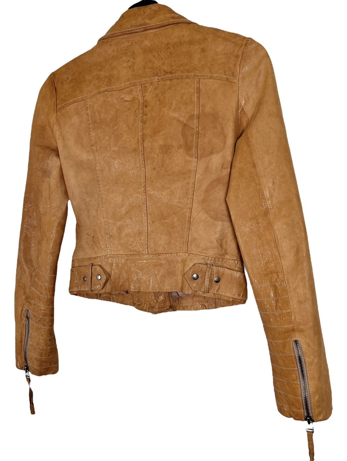 Japanese Brand × Vintage Vintage Punk Bikers Double Collar Jacket Size S / US 4 / IT 40 - 5 Thumbnail