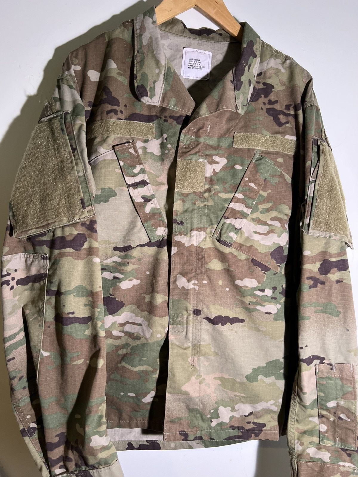 Vintage Y2K 2000’s VTG Vintage USA US Military Multi Cam Camo Jacket Size US L / EU 52-54 / 3 - 3 Thumbnail