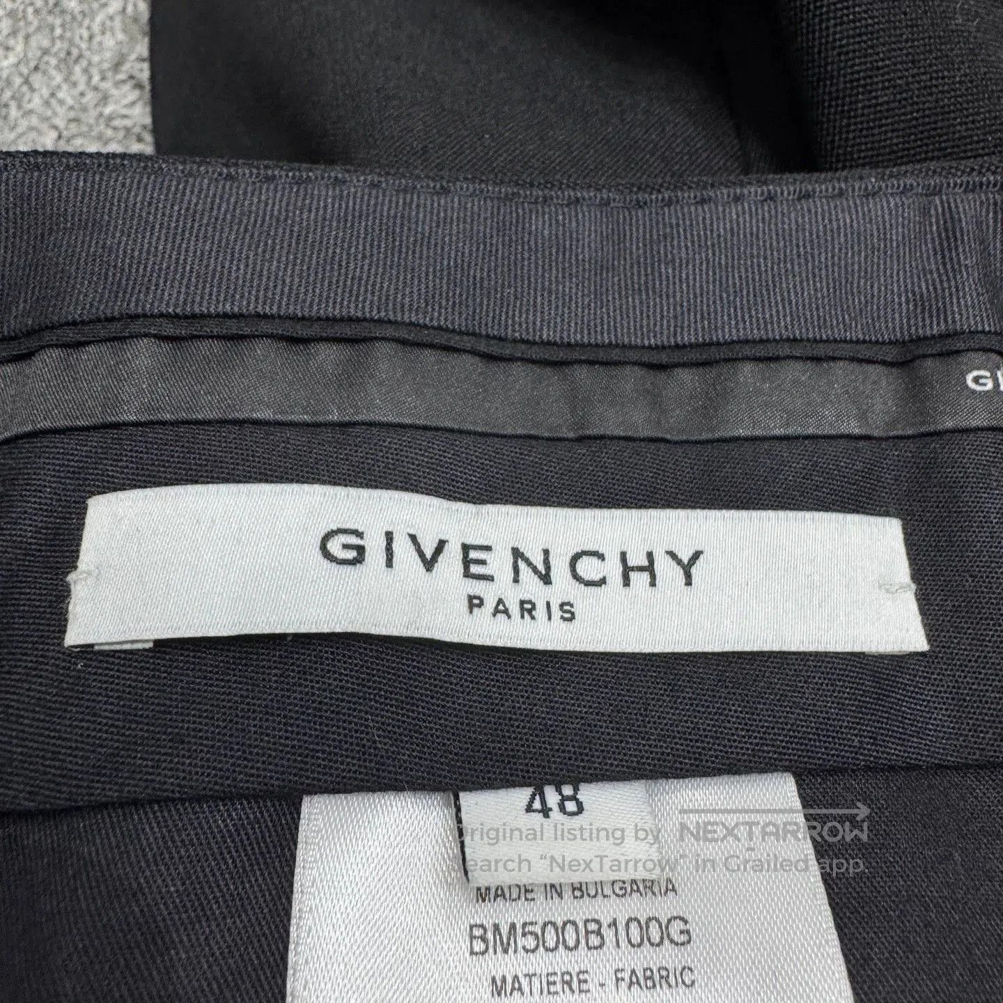 Givenchy Black Casual Pants with Side Button Detail Size 32. Size US 32 / EU 48 - 2 Thumbnail