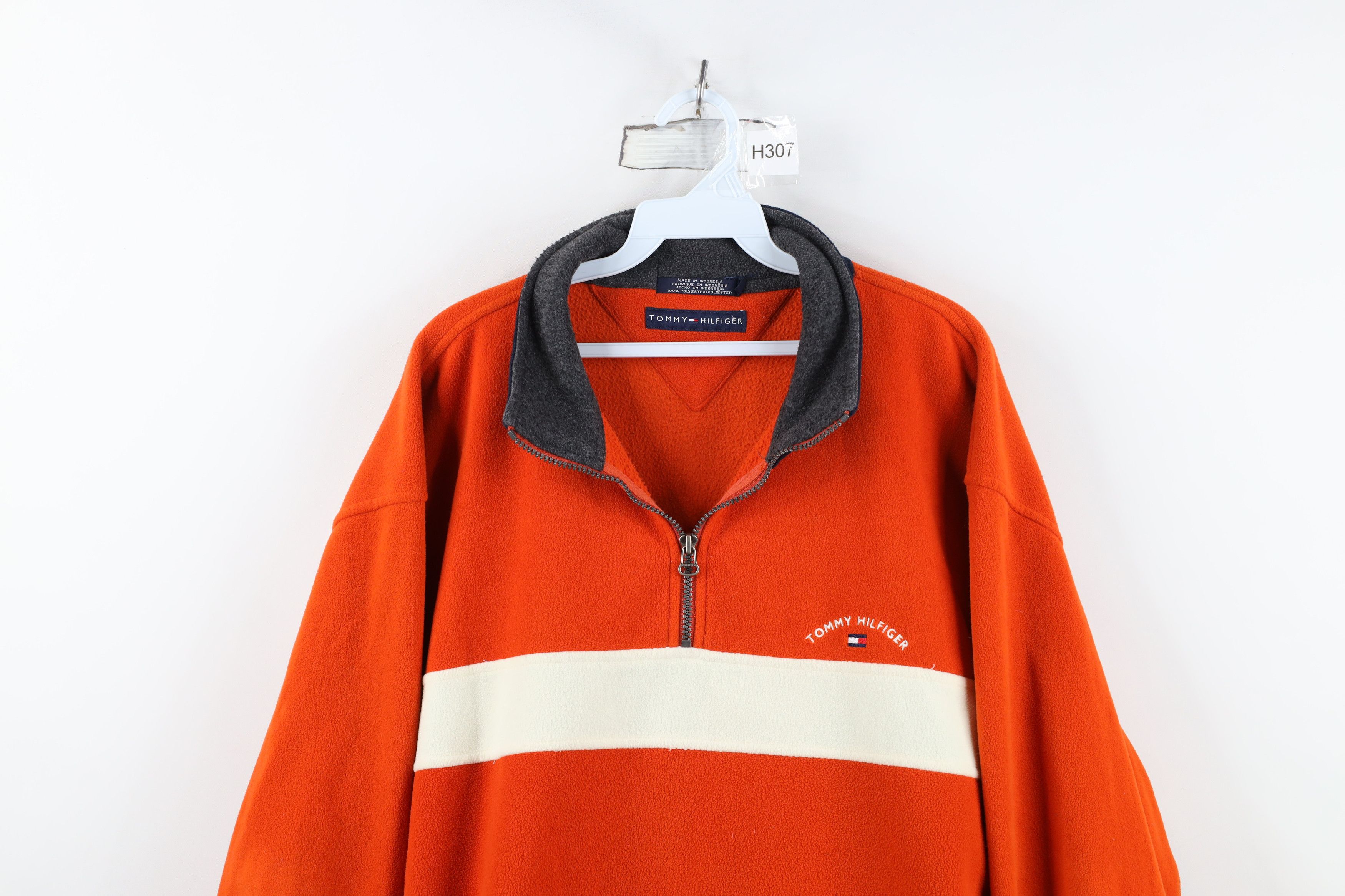 Tommy Hilfiger Vintage 90s Y2K Tommy Hilfiger Half Zip Pullover Sweater Size US XL / EU 56 / 4 - 2 Thumbnail