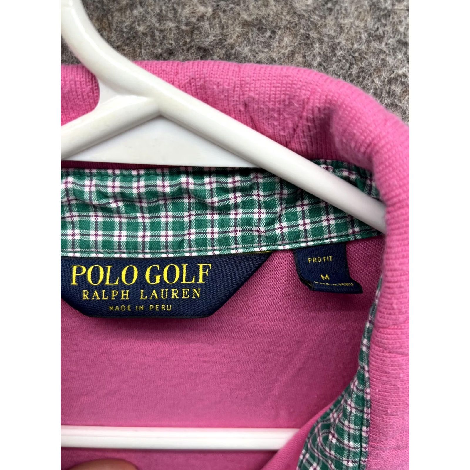 Polo Ralph Lauren Polo Golf Ralph Lauren Polo Shirt Men Medium Pink ProGolf Casual Vintage Lined Size US M / EU 48-50 / 2 - 6 Thumbnail