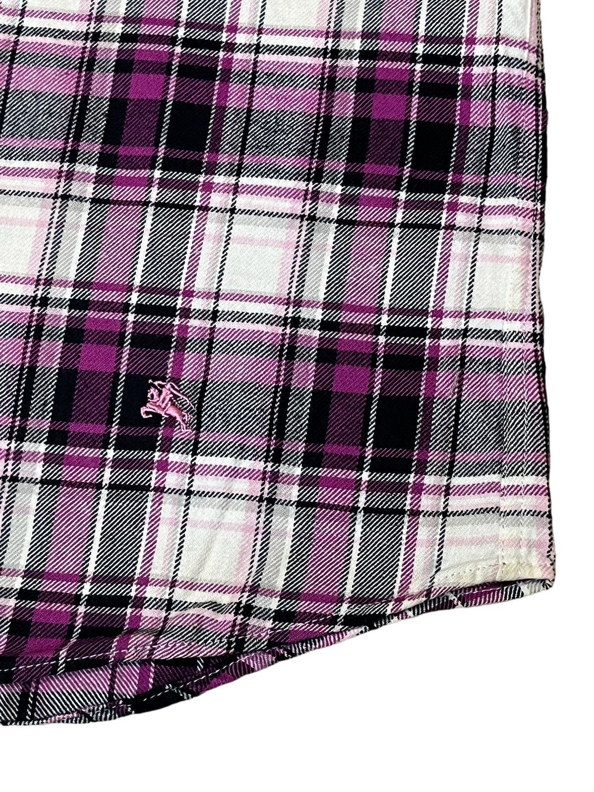 Burberry BURBERRY BLACK LABEL FLANNEL BUTTON UPS SHIRT Size US L / EU 52-54 / 3 - 5 Thumbnail