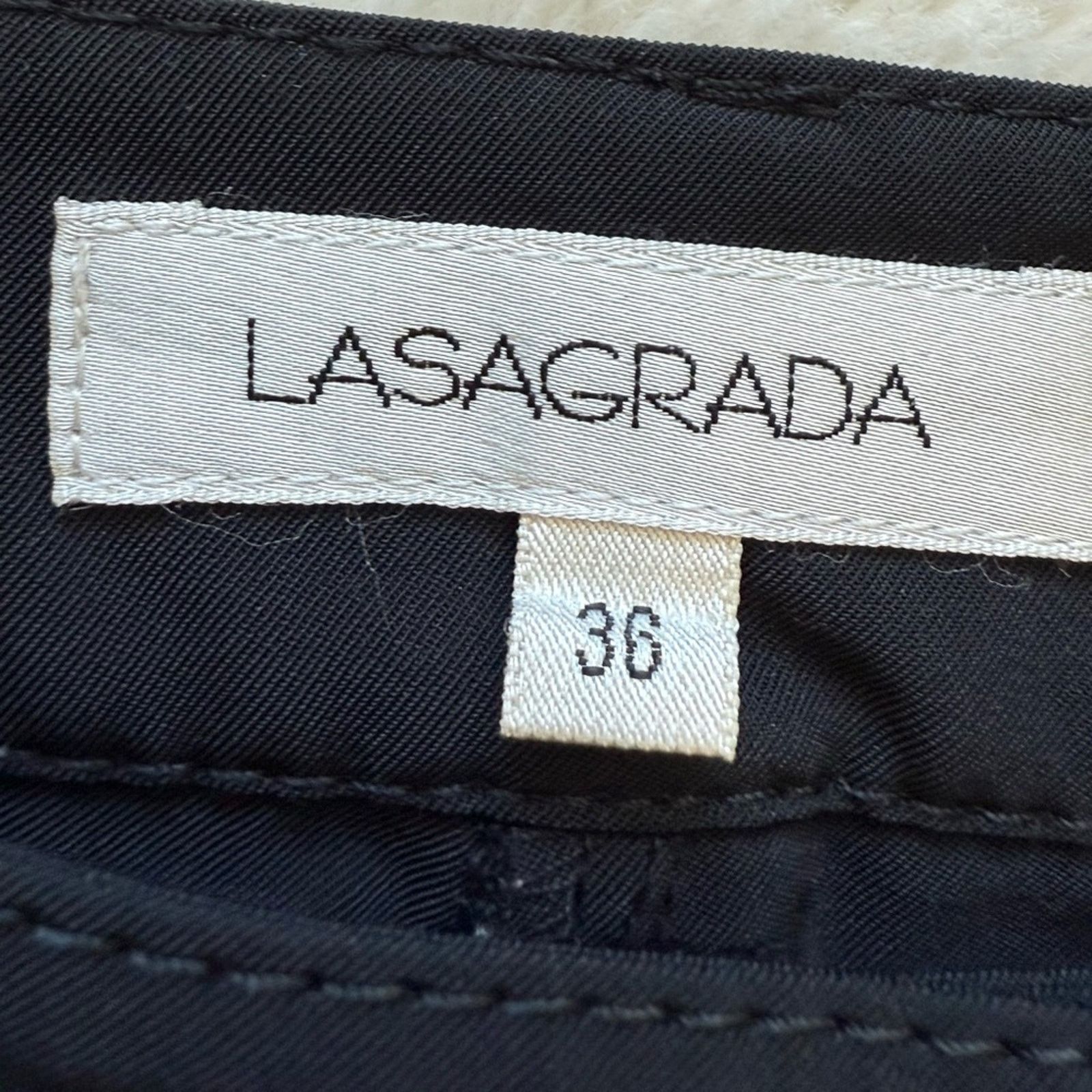 Other Lasagrada women black pants size 36 EU or 4 US Size 27" / US 4 / IT 40 - 3 Thumbnail