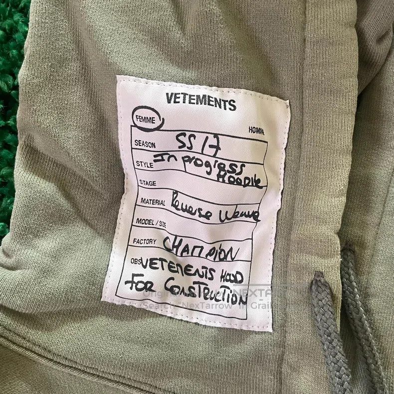 Vetements Vetements Gray Cut Hoodie Size US M / EU 48-50 / 2 - 4 Thumbnail